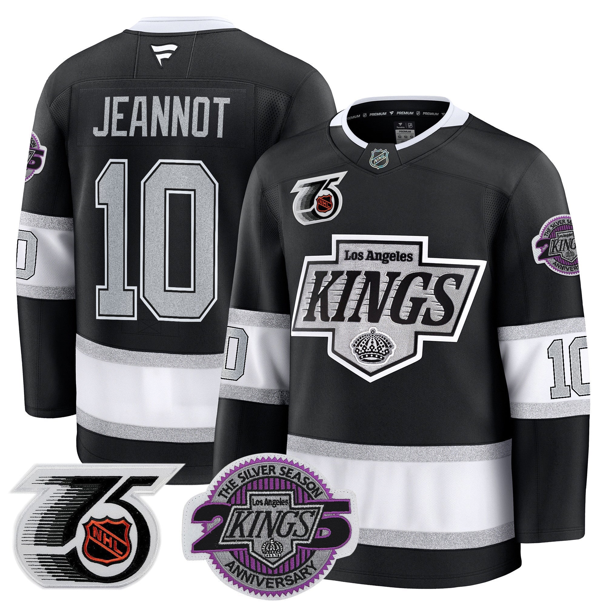 Los Angeles Kings 91-92 75th 25th Anniversary Patch Premium Jersey - All Stitched