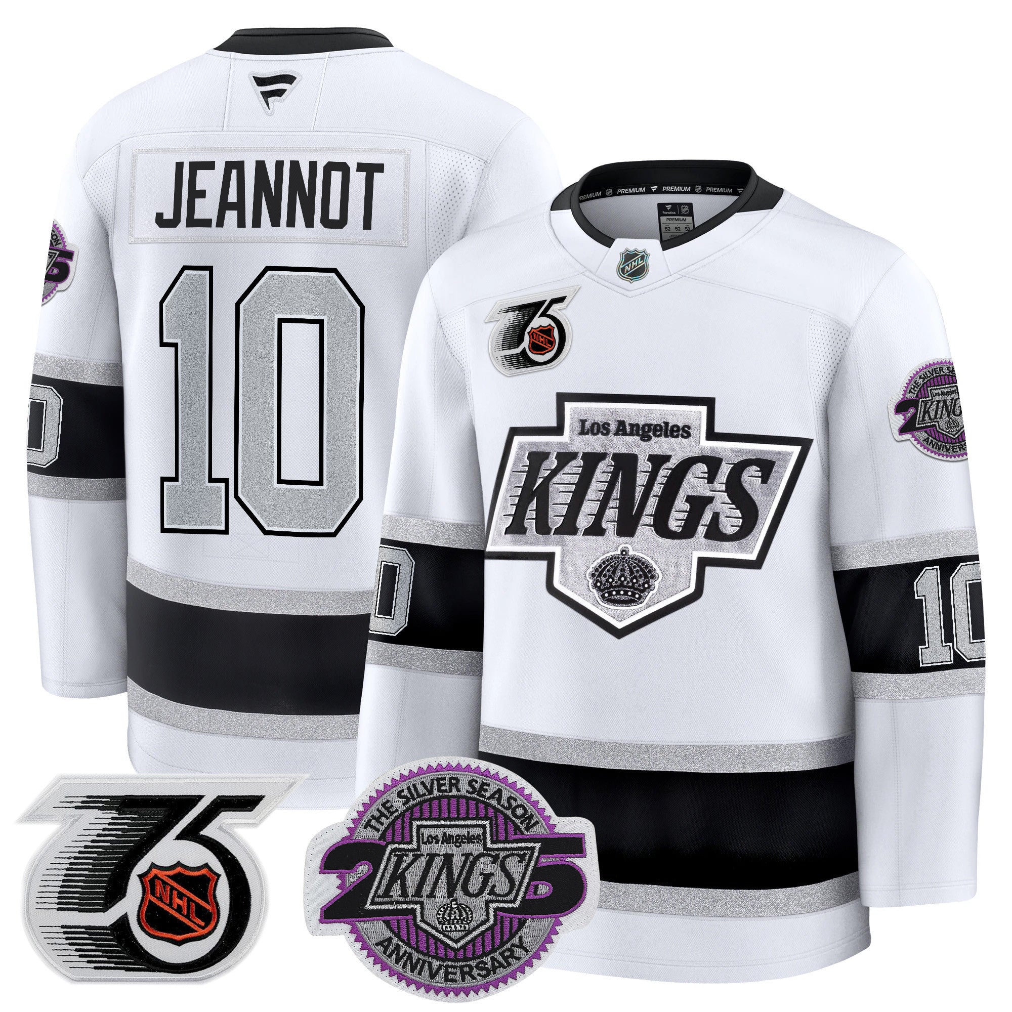 Los Angeles Kings 91-92 75th 25th Anniversary Patch Premium Jersey - All Stitched