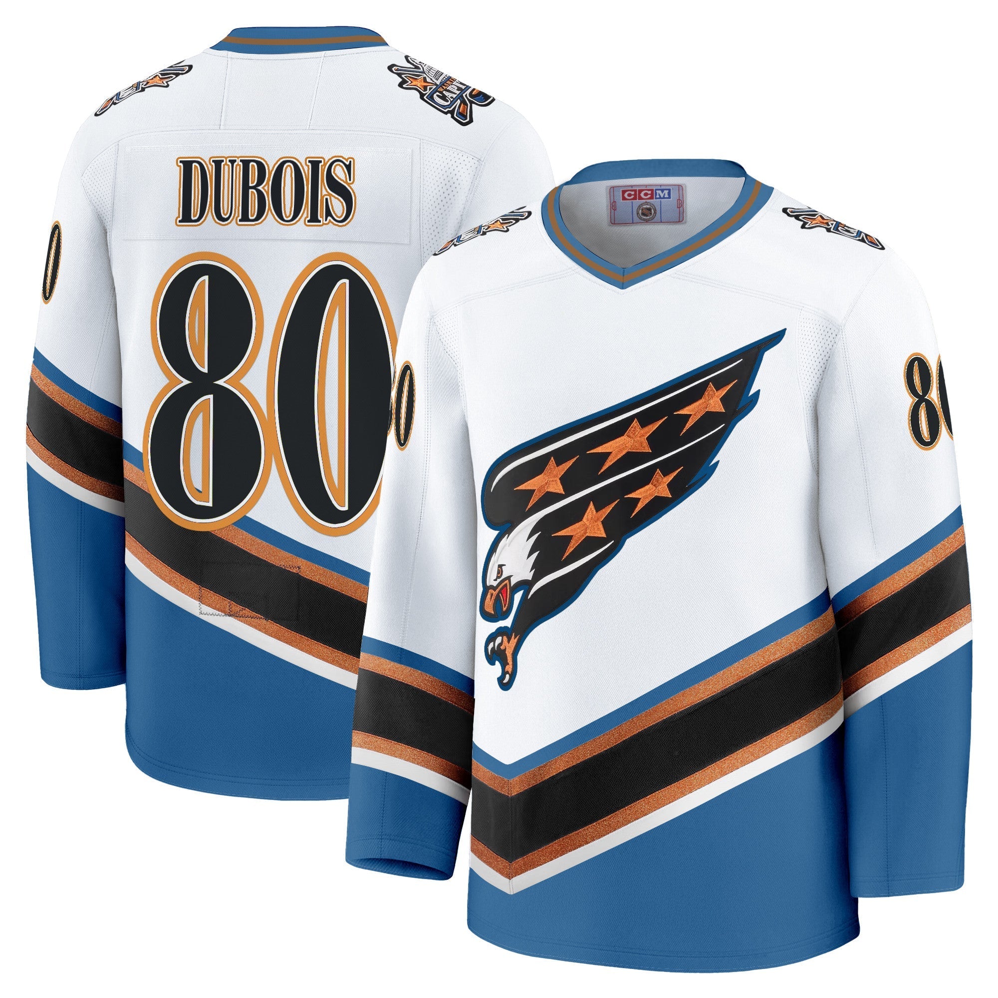 Men Washington Capitals Screaming Eagle Jersey Collection (1995-2024) - All Stitched