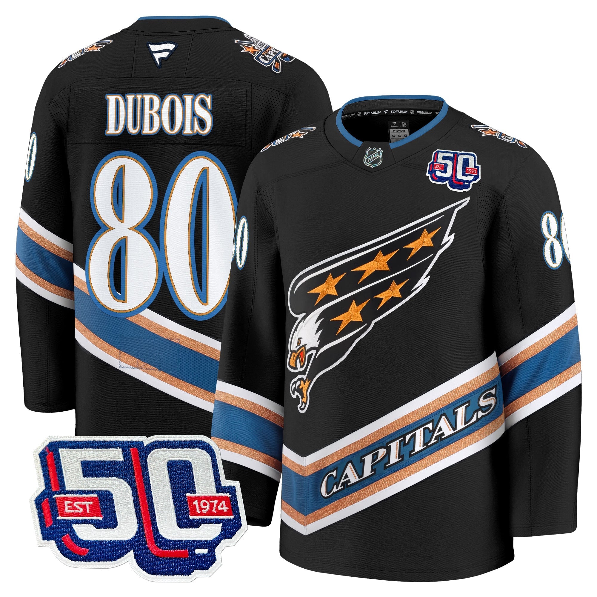 Men Washington Capitals Screaming Eagle Jersey Collection (1995-2024) - All Stitched