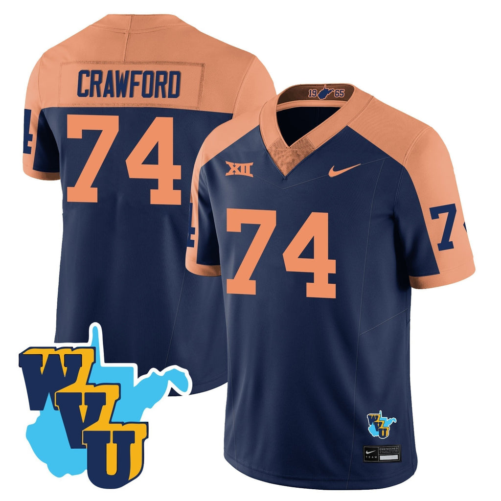 Men West Virginia Mountaineers 1965-2025 Throwback Jersey - All Stitched