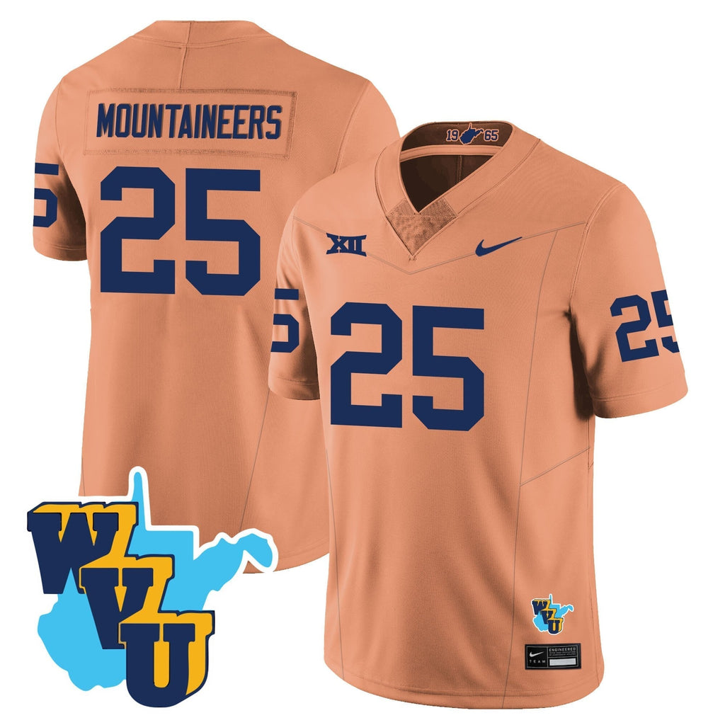 Men West Virginia Mountaineers 1965-2025 Throwback Jersey - All Stitched