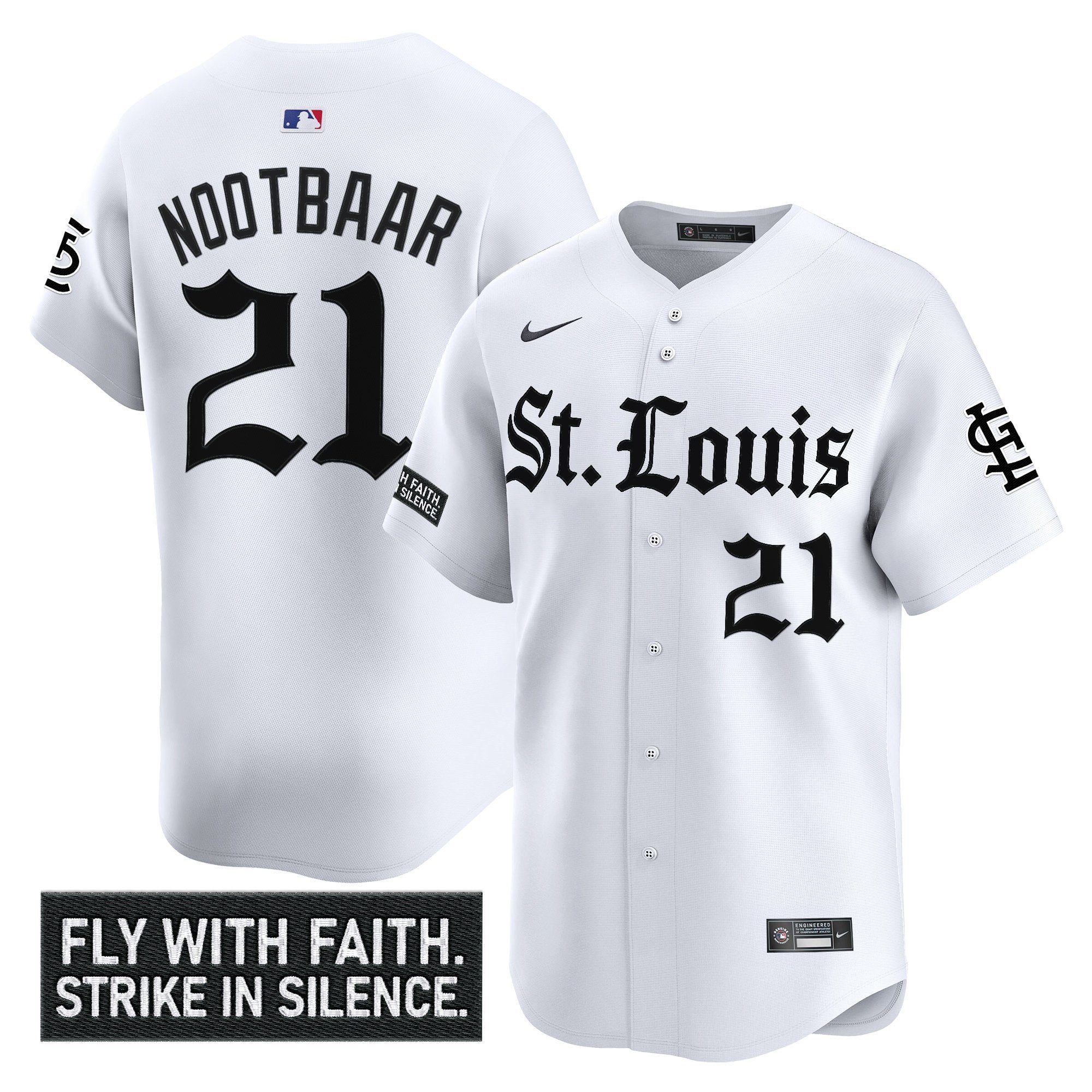 St. Louis Cardinals 'Gothic Legacy Edition' Vapor Premier Limited Jersey - All Stitched