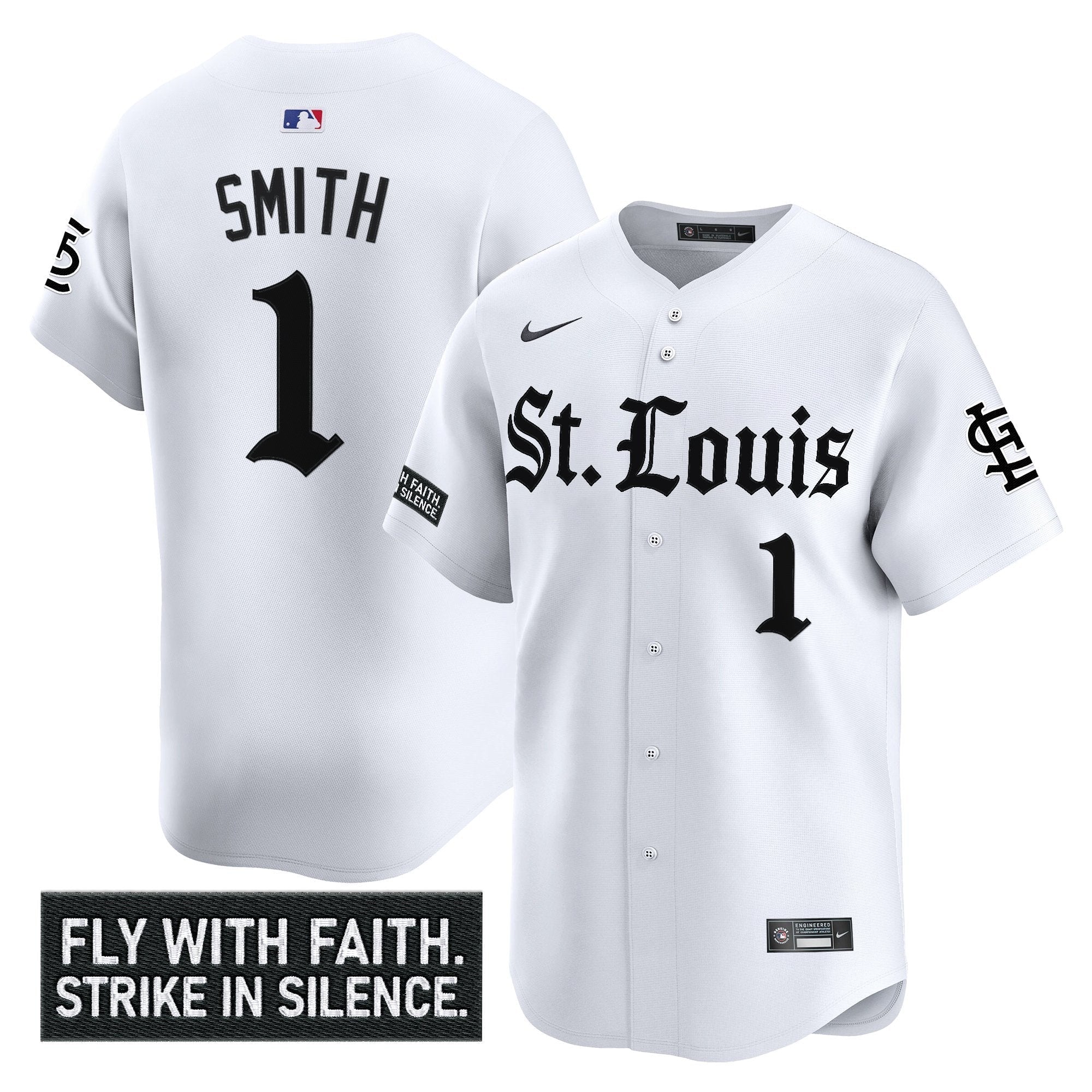 St. Louis Cardinals 'Gothic Legacy Edition' Vapor Premier Limited Jersey - All Stitched