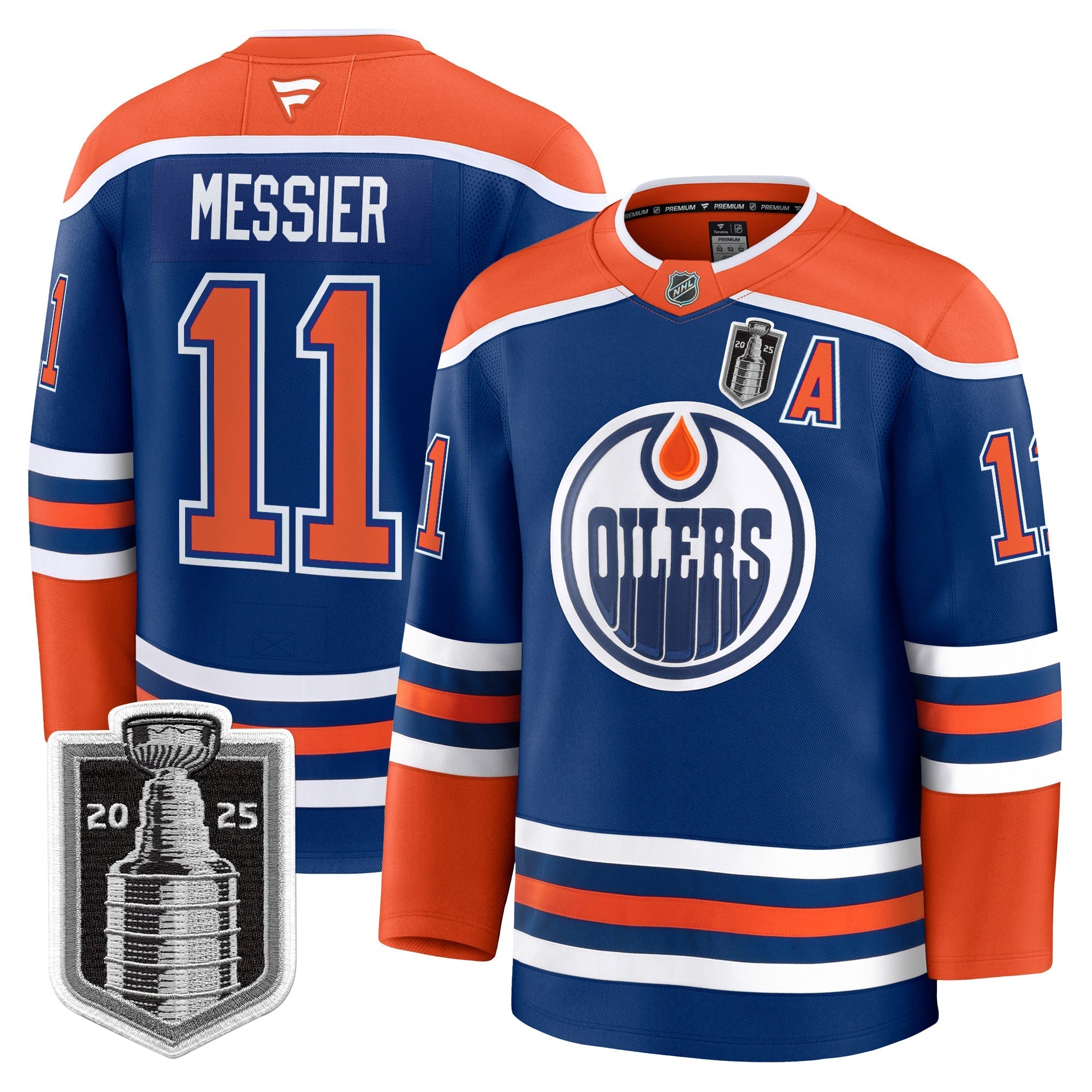 Men Edmonton Oilers 2025 Stanley Cup Final Premium Jersey - All Stitched