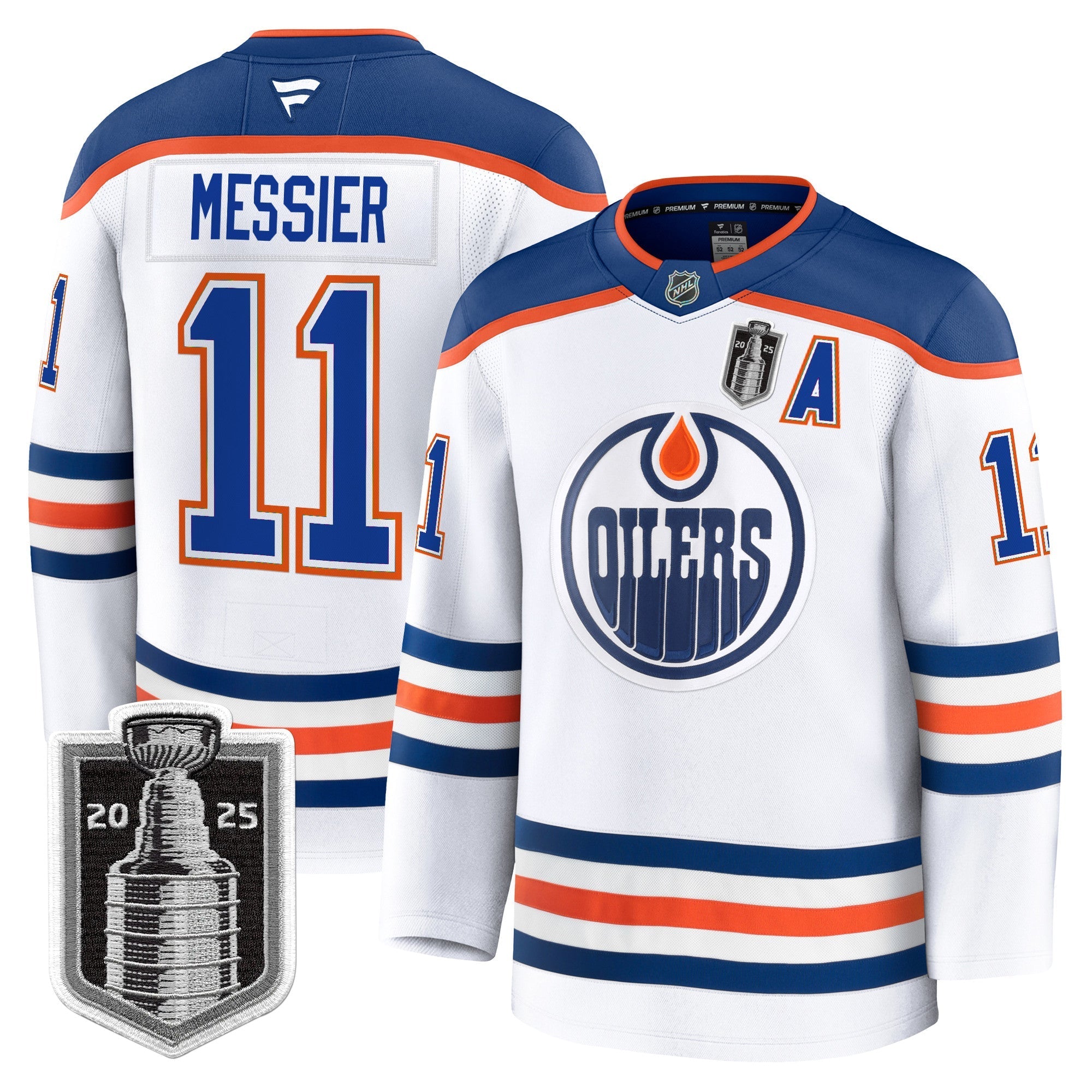 Men Edmonton Oilers 2025 Stanley Cup Final Premium Jersey - All Stitched