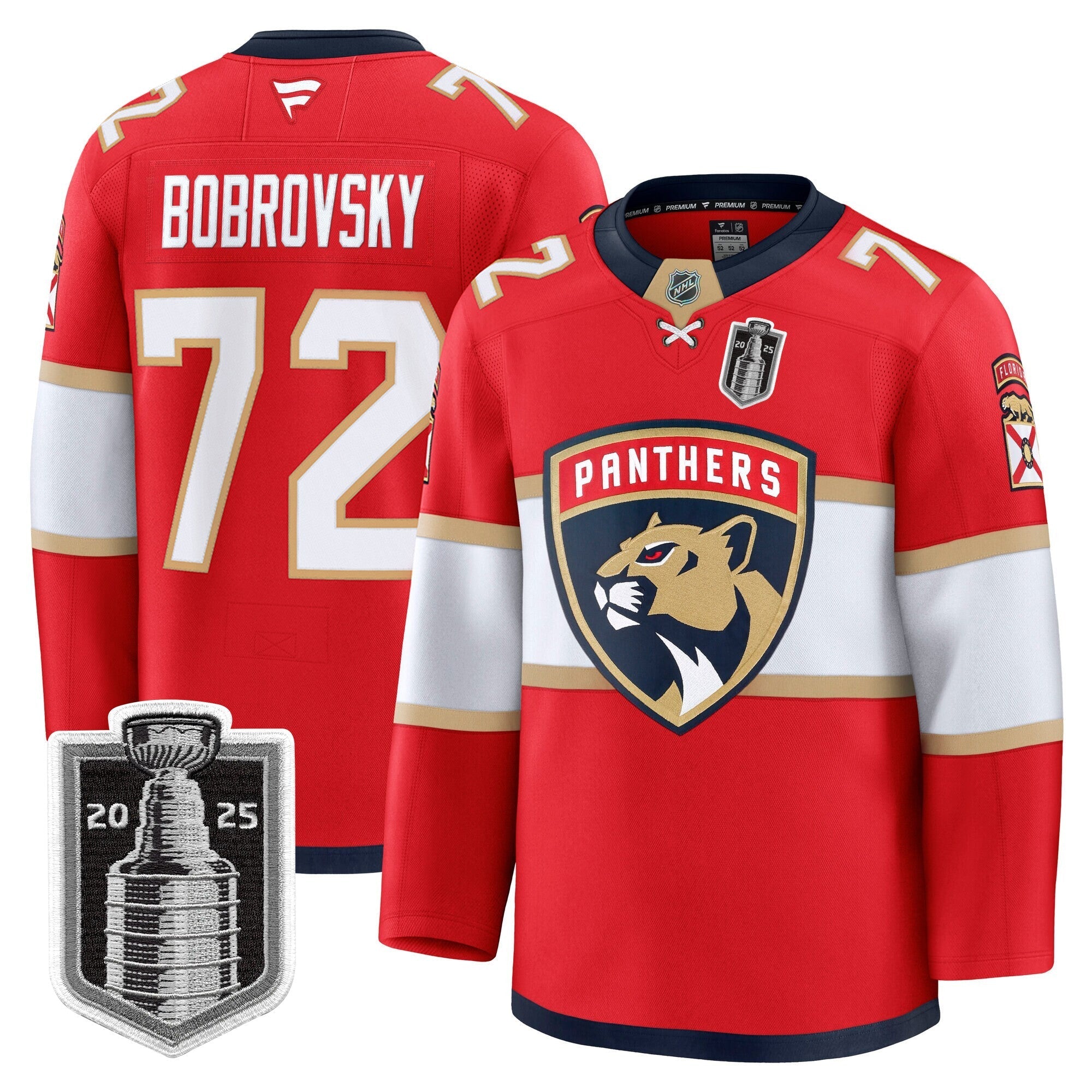 Men Florida Panthers 2025 Stanley Cup Final Premium Jersey - All Stitched