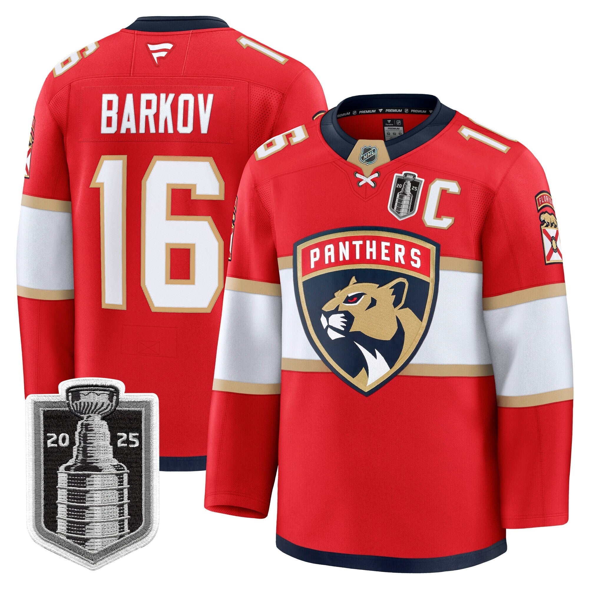 Men Florida Panthers 2025 Stanley Cup Final Premium Jersey - All Stitched