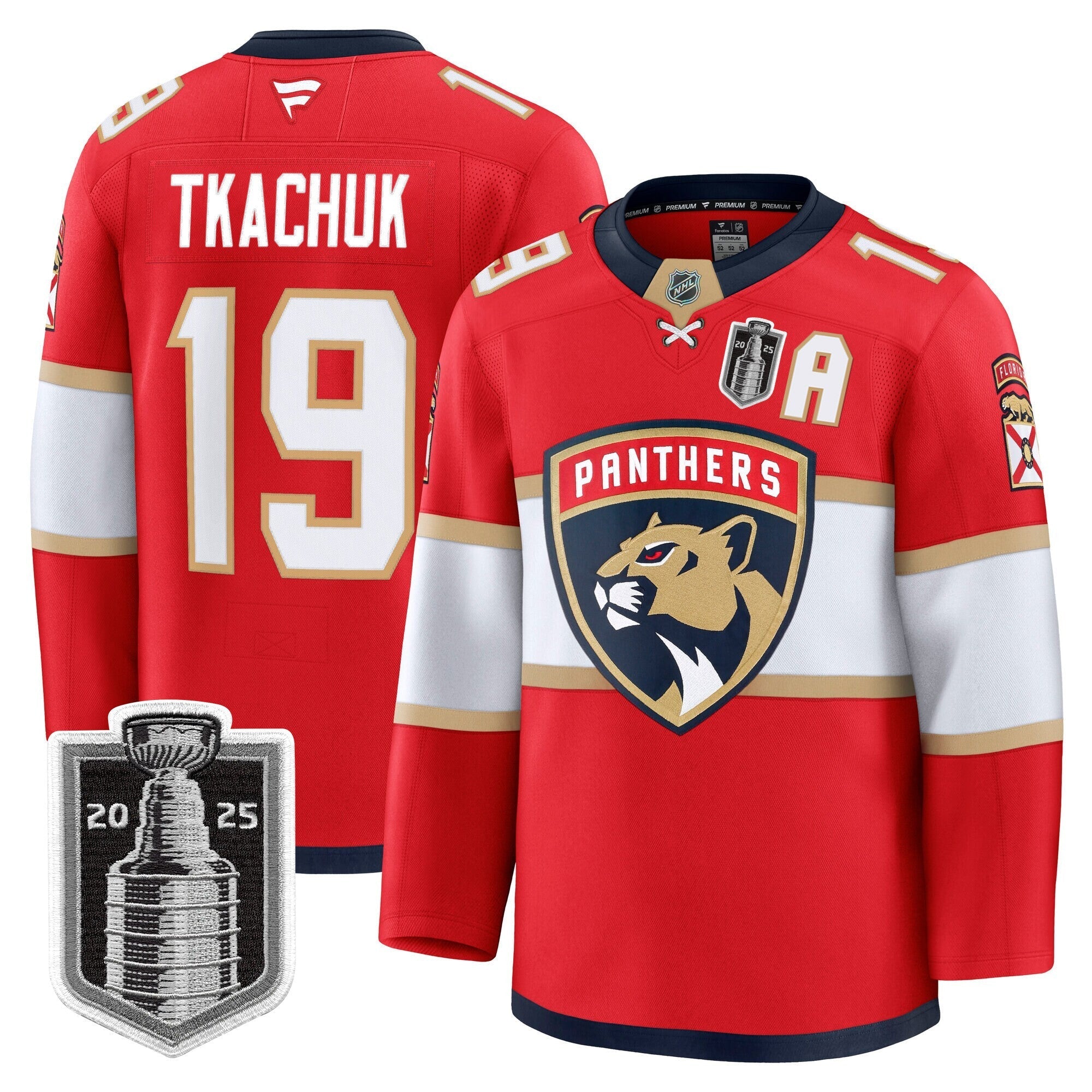 Men Florida Panthers 2025 Stanley Cup Final Premium Jersey - All Stitched