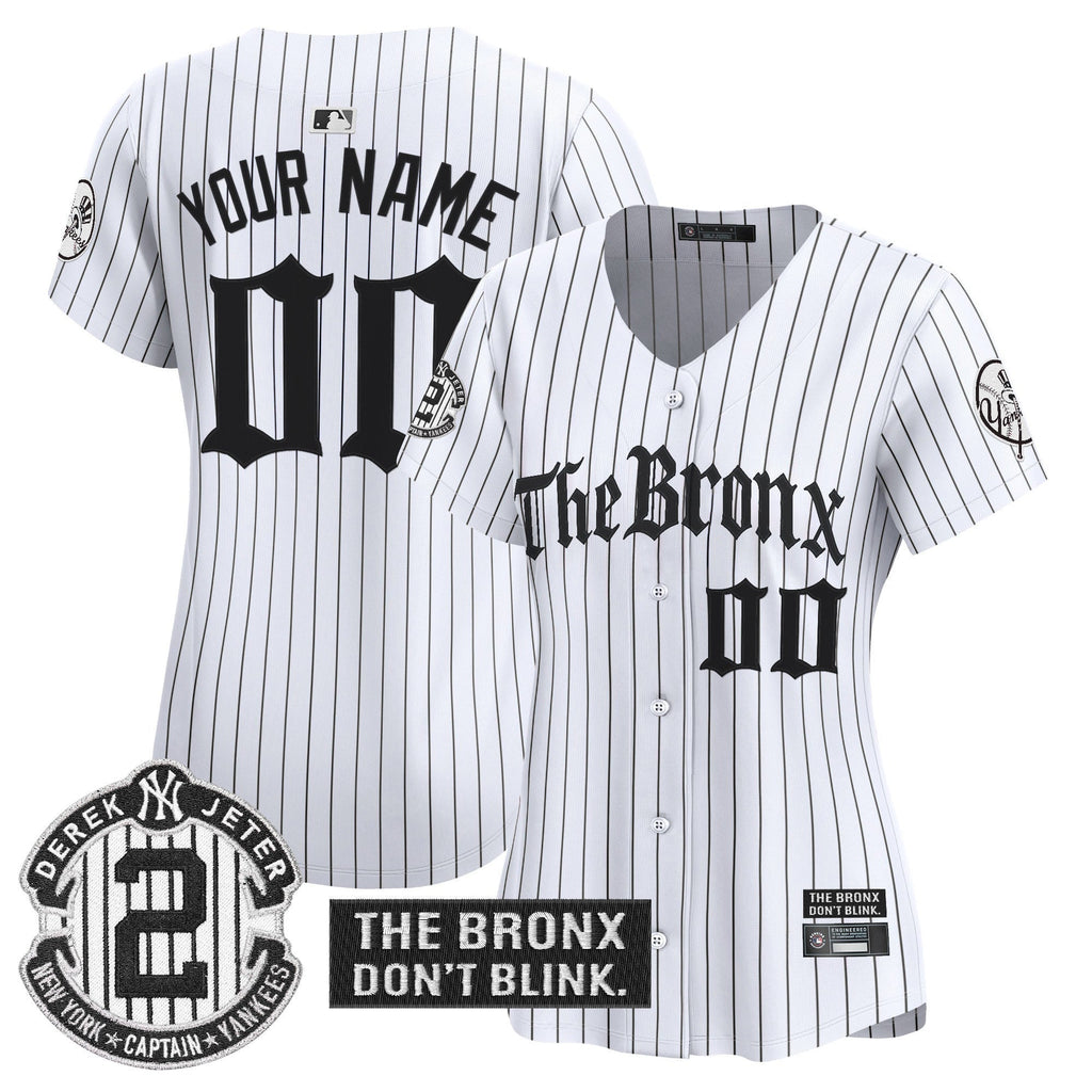 Yankees 'The Bronx - Gothic Ink Drop Edition' Vapor Premier Limited Custom Jersey - All Stitched