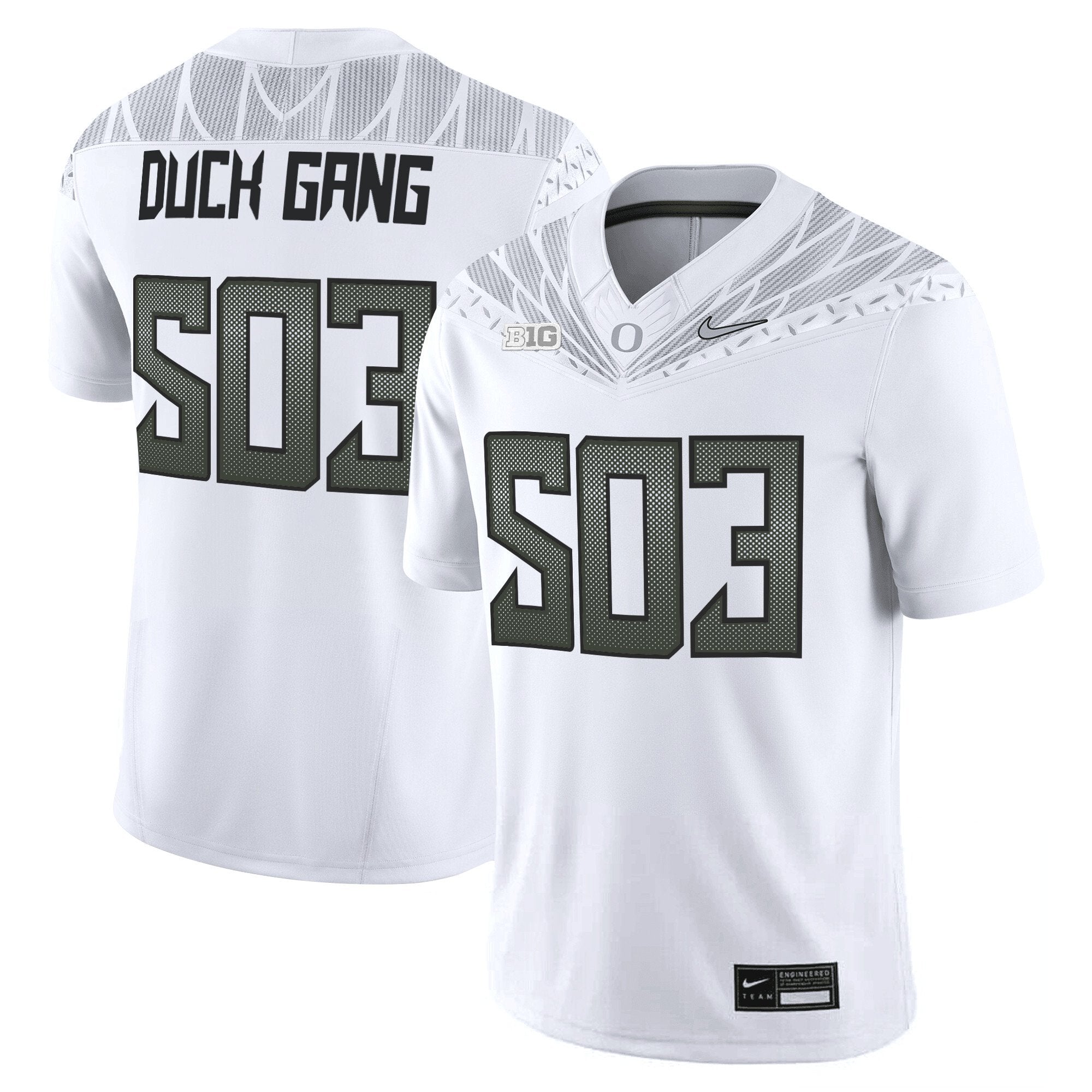 Oregon Ducks 2025 Vapor Limited Jersey V2 - All Stitched
