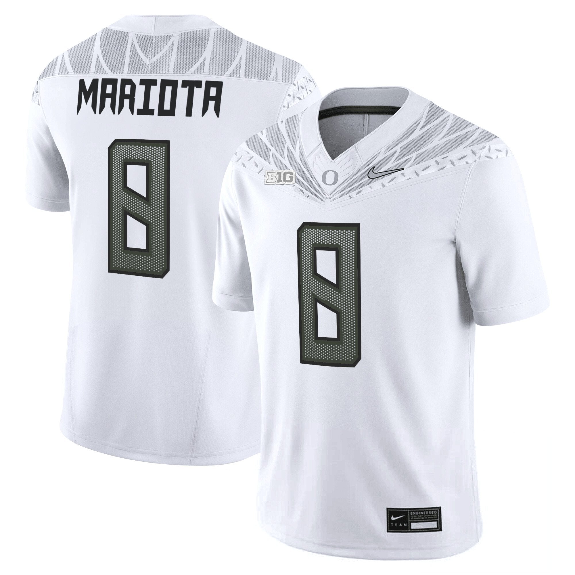 Oregon Ducks 2025 Vapor Limited Jersey V2 - All Stitched