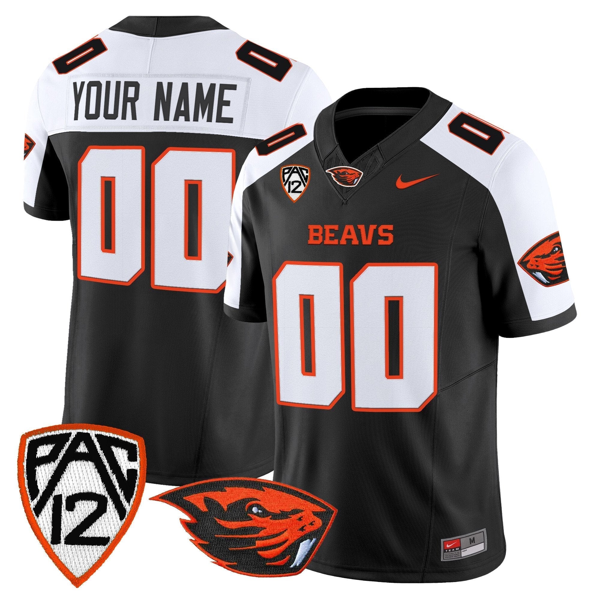 Custom Oregon State Beavers Jersey Name, Number 2025 Vapor Limited All Stitched