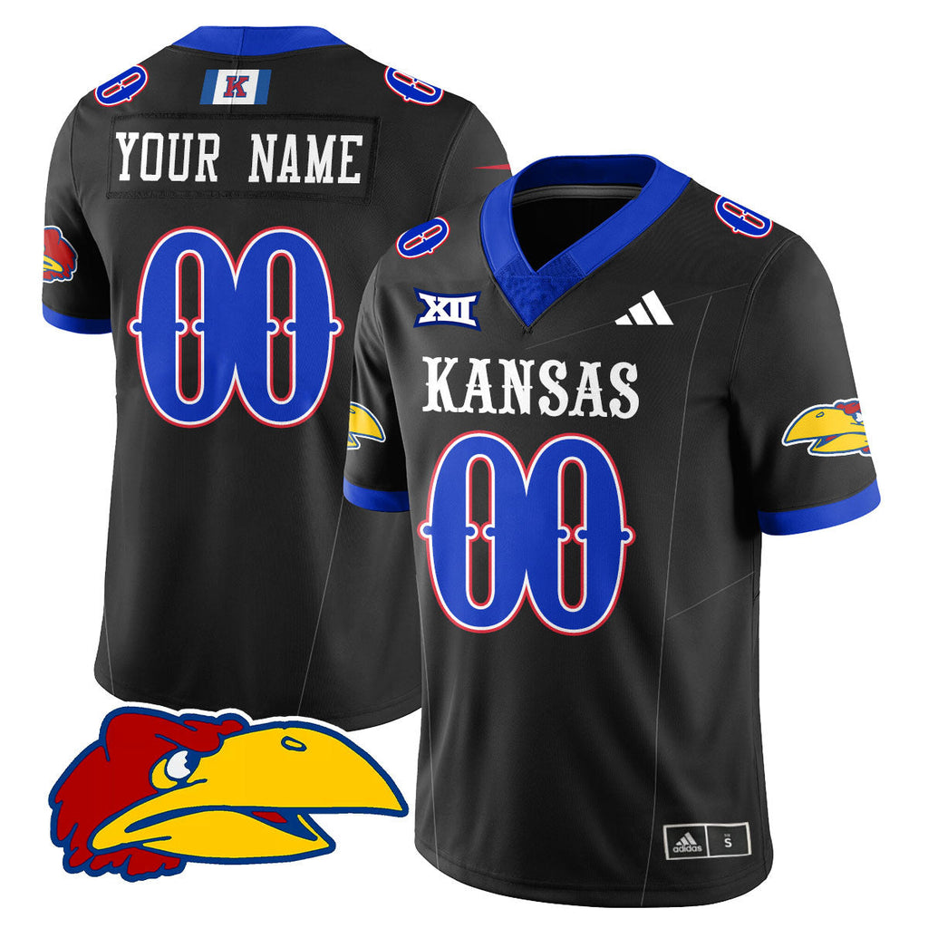 Kansas Jayhawks Football 2025 Limited Jersey - All Stitched