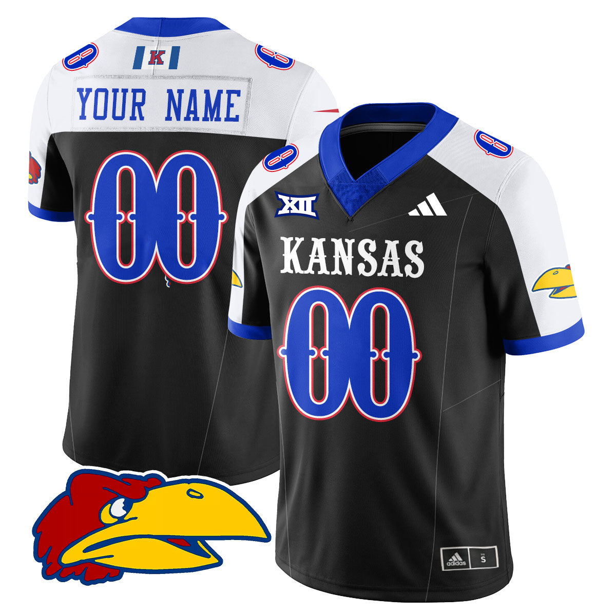 Kansas Jayhawks Football 2025 Limited Jersey - All Stitched