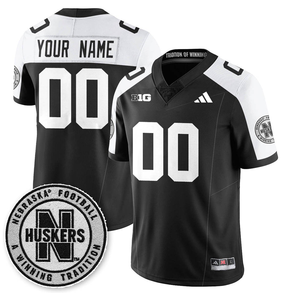 Nebraska Football 2025 "Blackout" Jersey - All Stitched