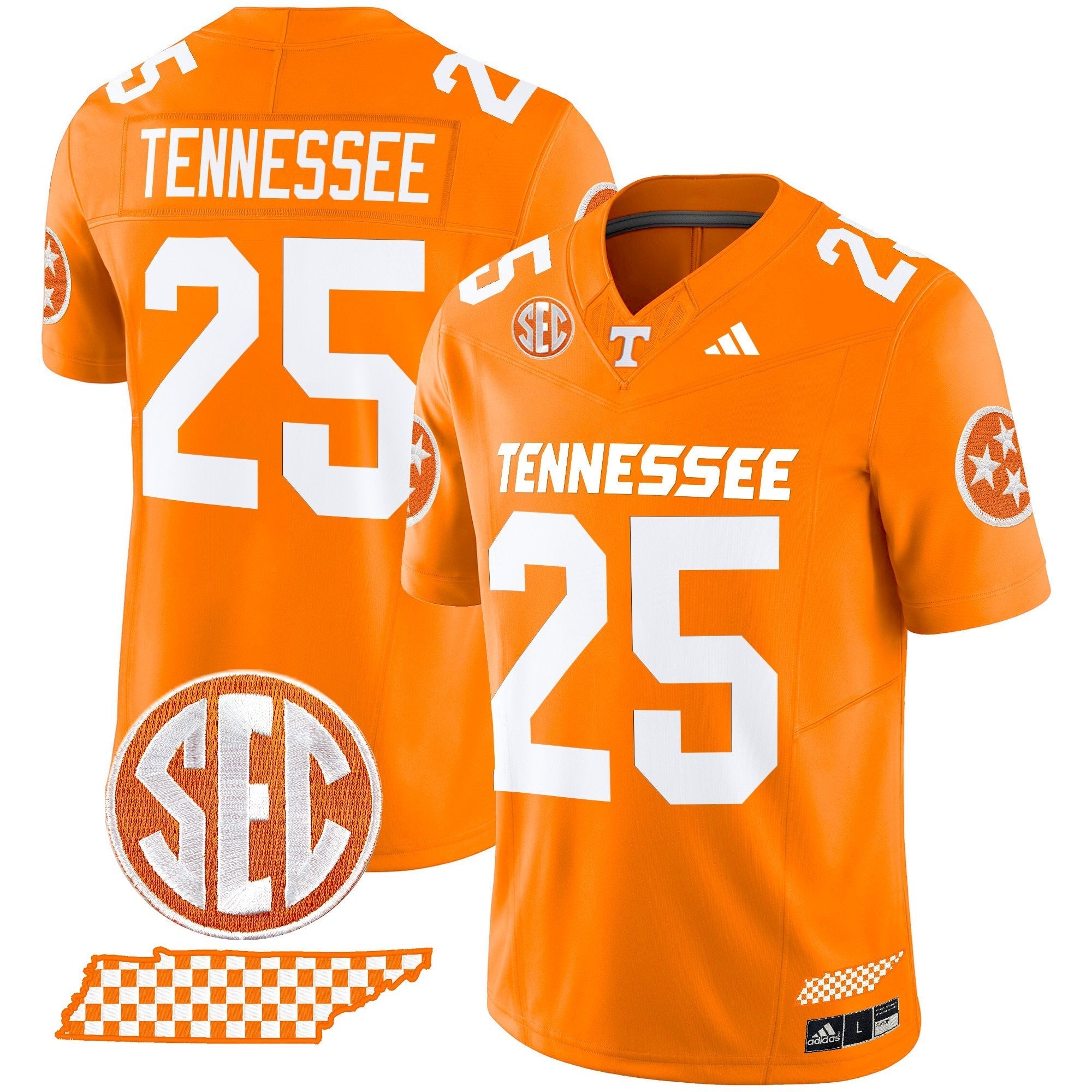 Tennessee Volunteers 2025 Vapor Limited Jersey V2 - All Stitched