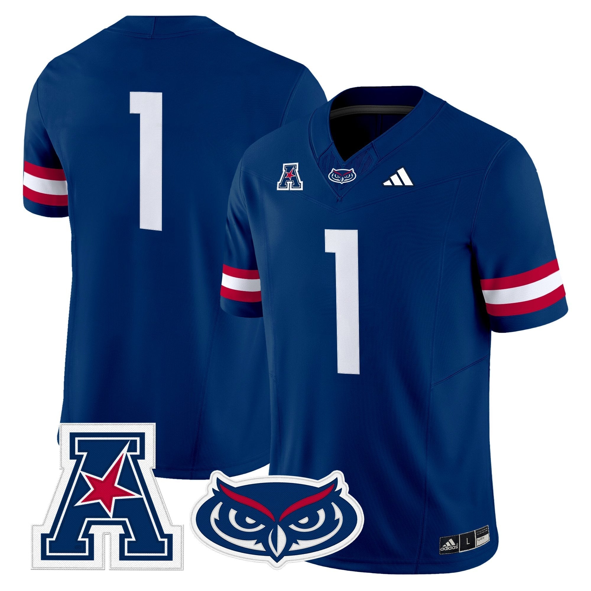 Florida Atlantic Owls 2025 Vapor Limited Jersey - All Stitched