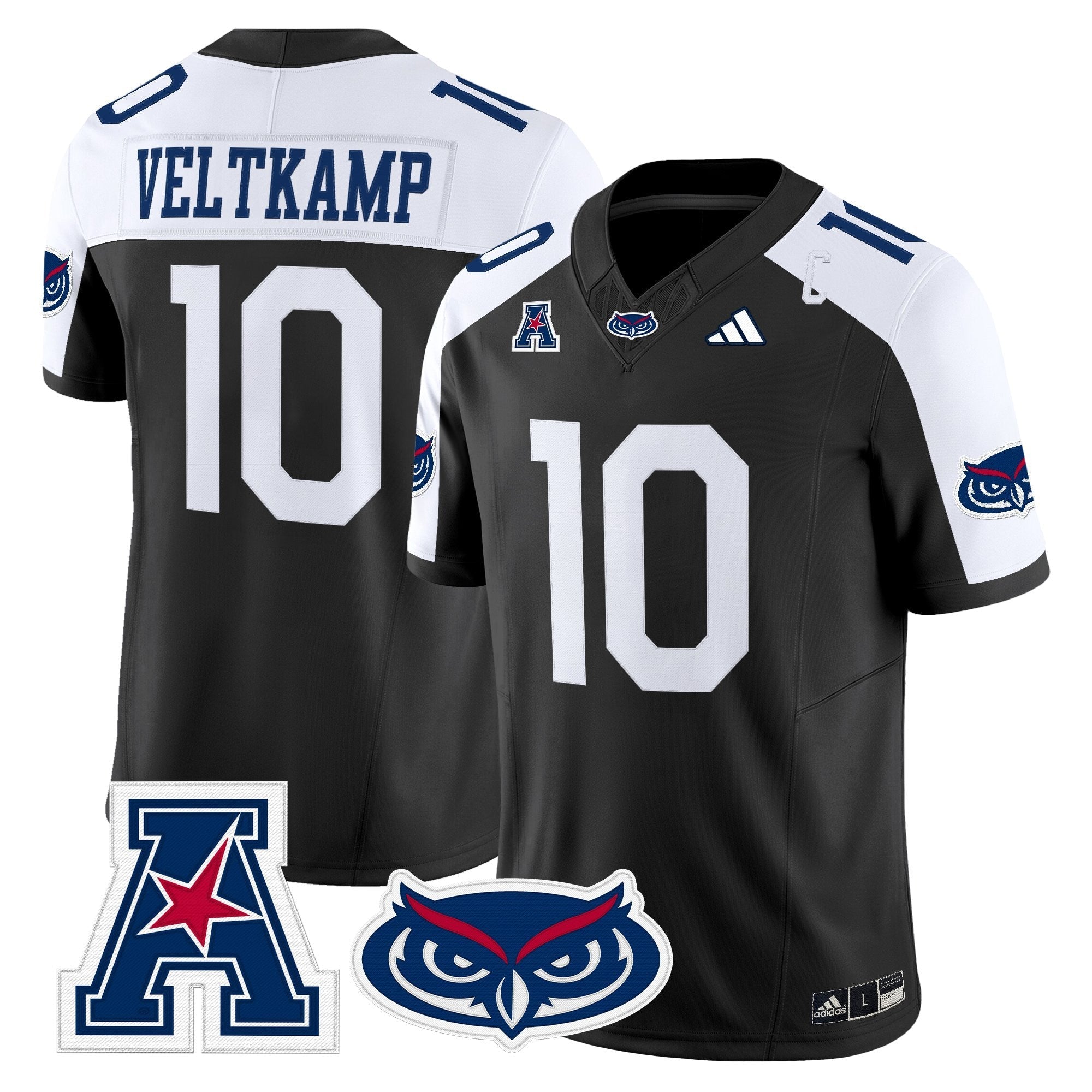 Florida Atlantic Owls 2025 Vapor Limited Jersey - All Stitched