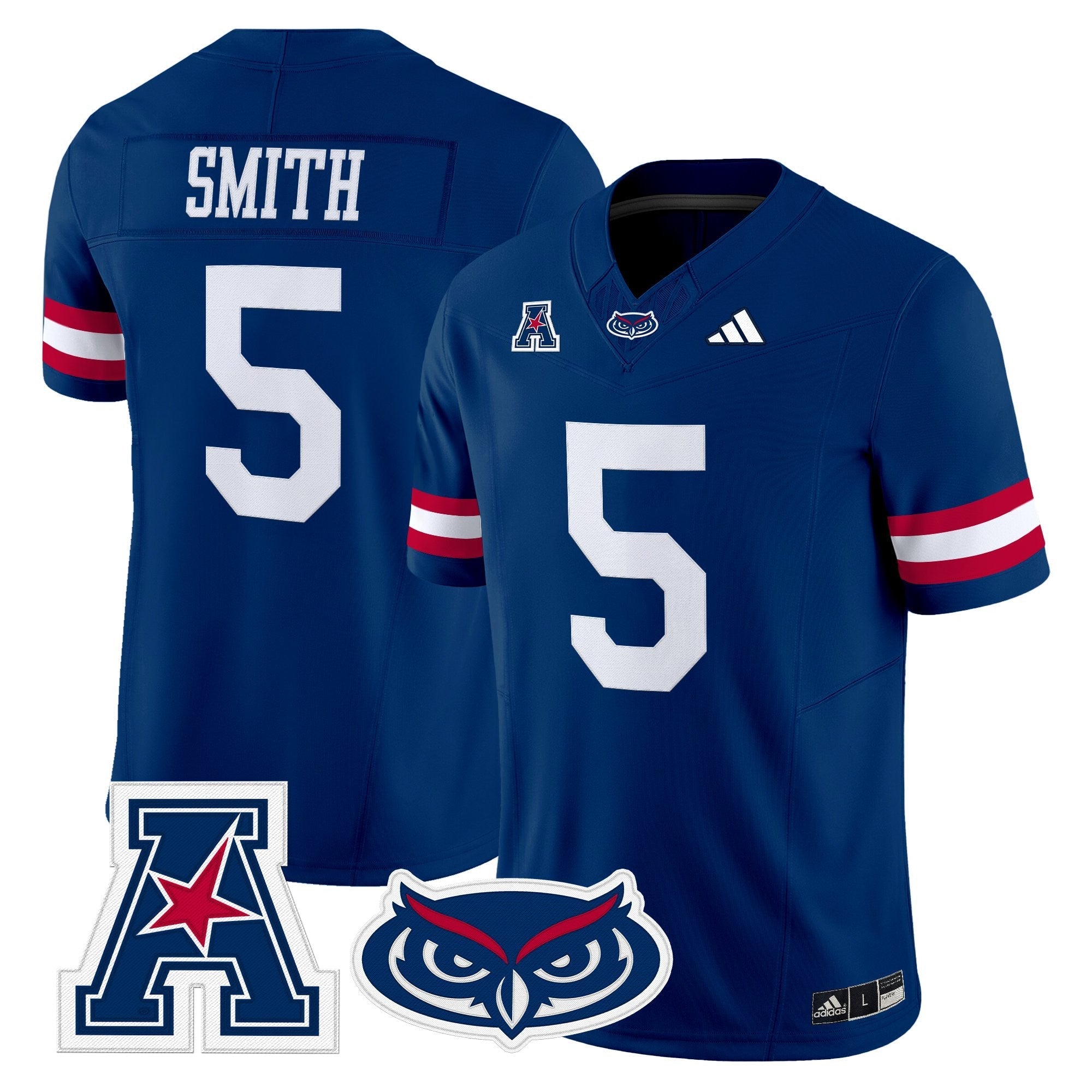 Florida Atlantic Owls 2025 Vapor Limited Jersey - All Stitched