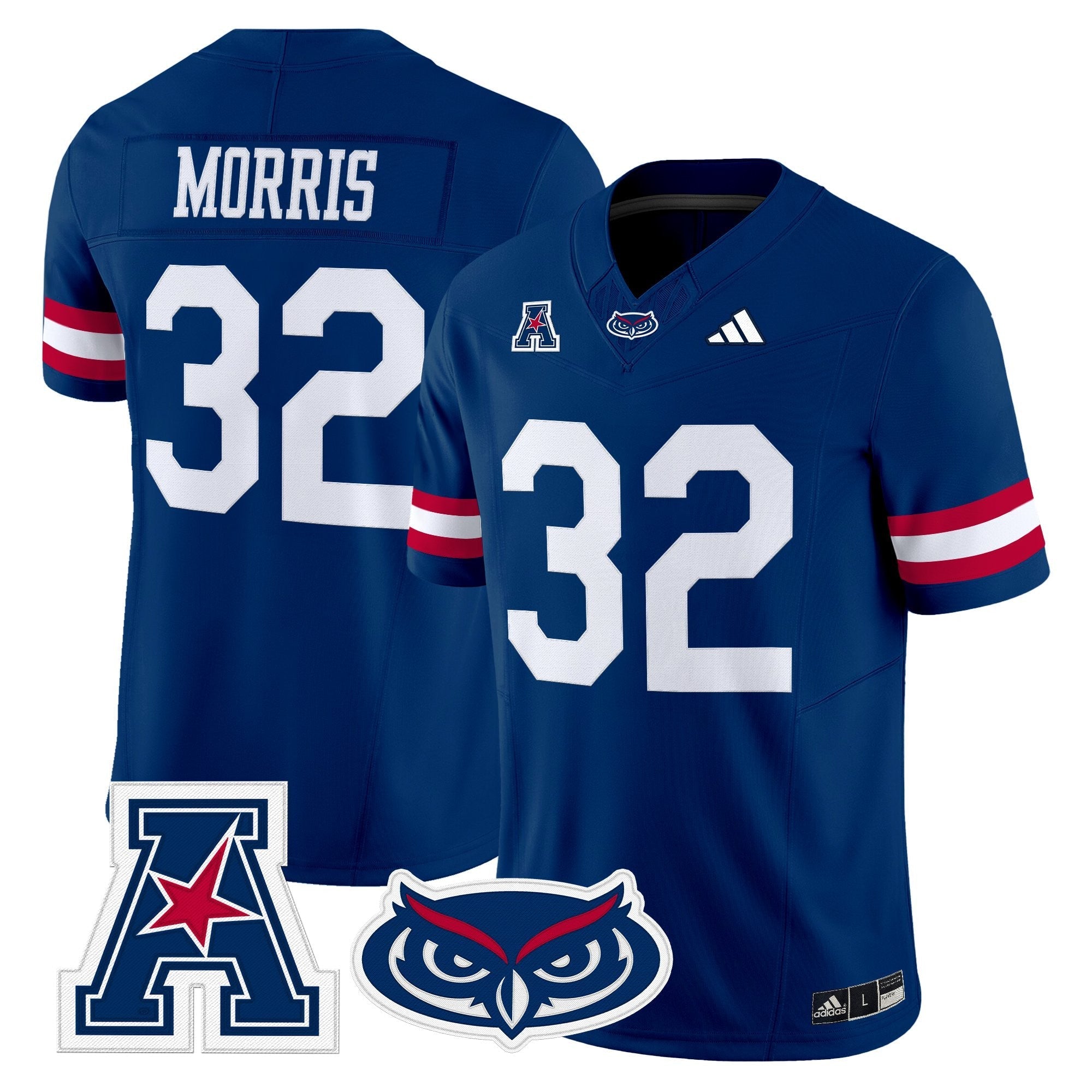 Florida Atlantic Owls 2025 Vapor Limited Jersey - All Stitched