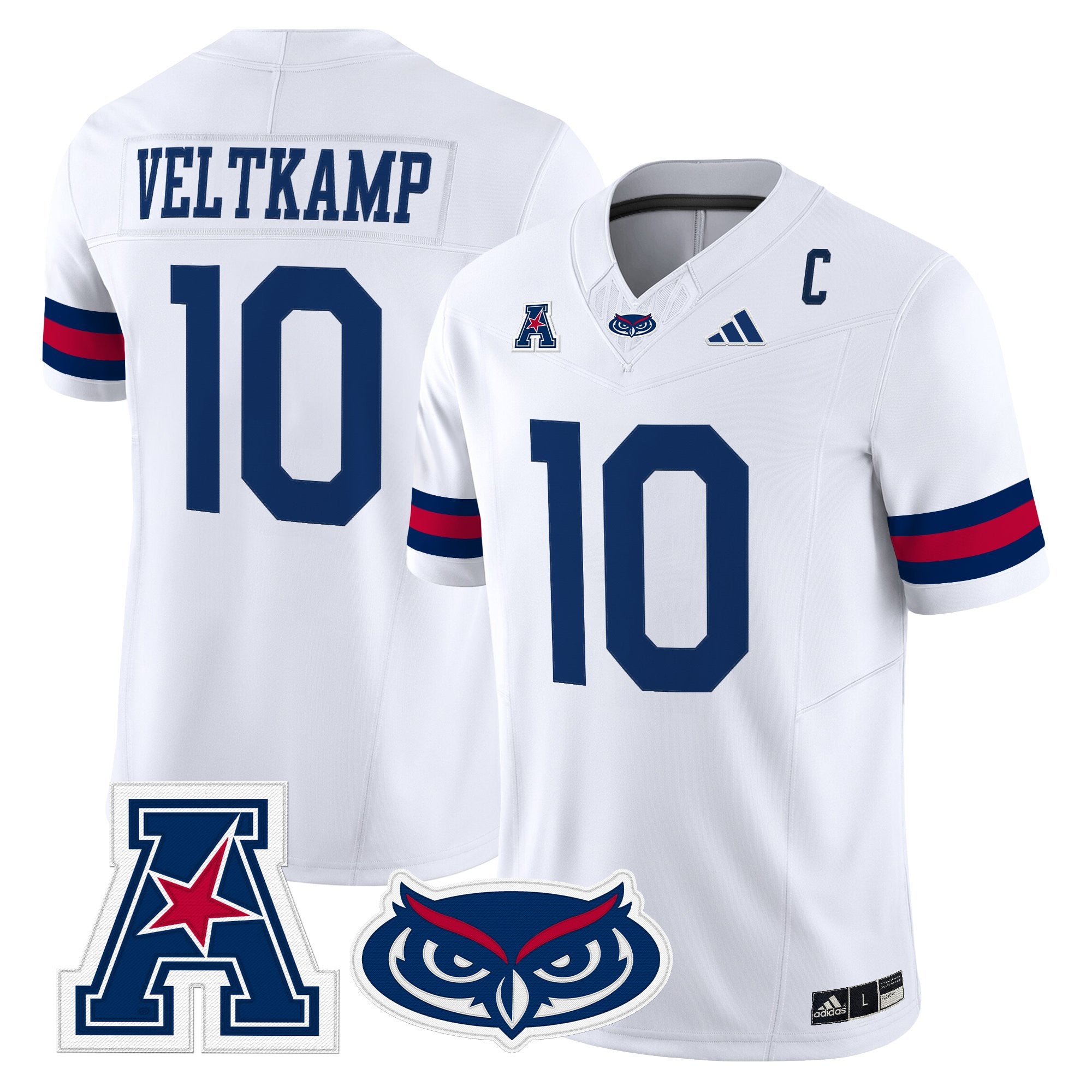 Florida Atlantic Owls 2025 Vapor Limited Jersey - All Stitched