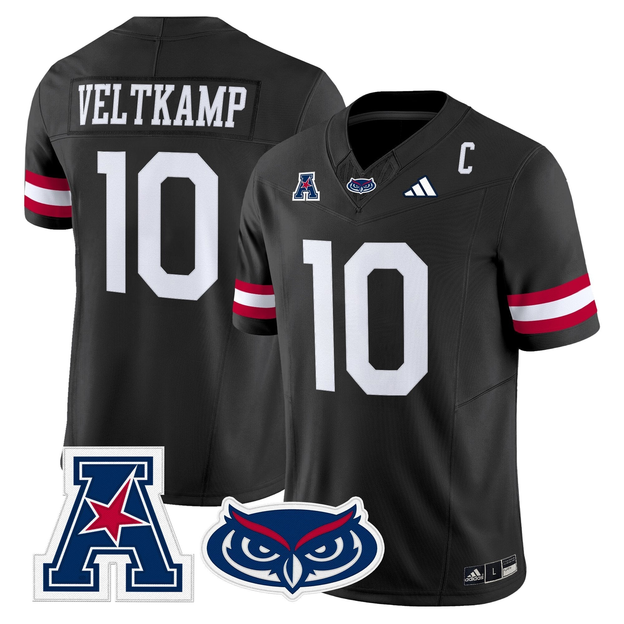 Florida Atlantic Owls 2025 Vapor Limited Jersey - All Stitched