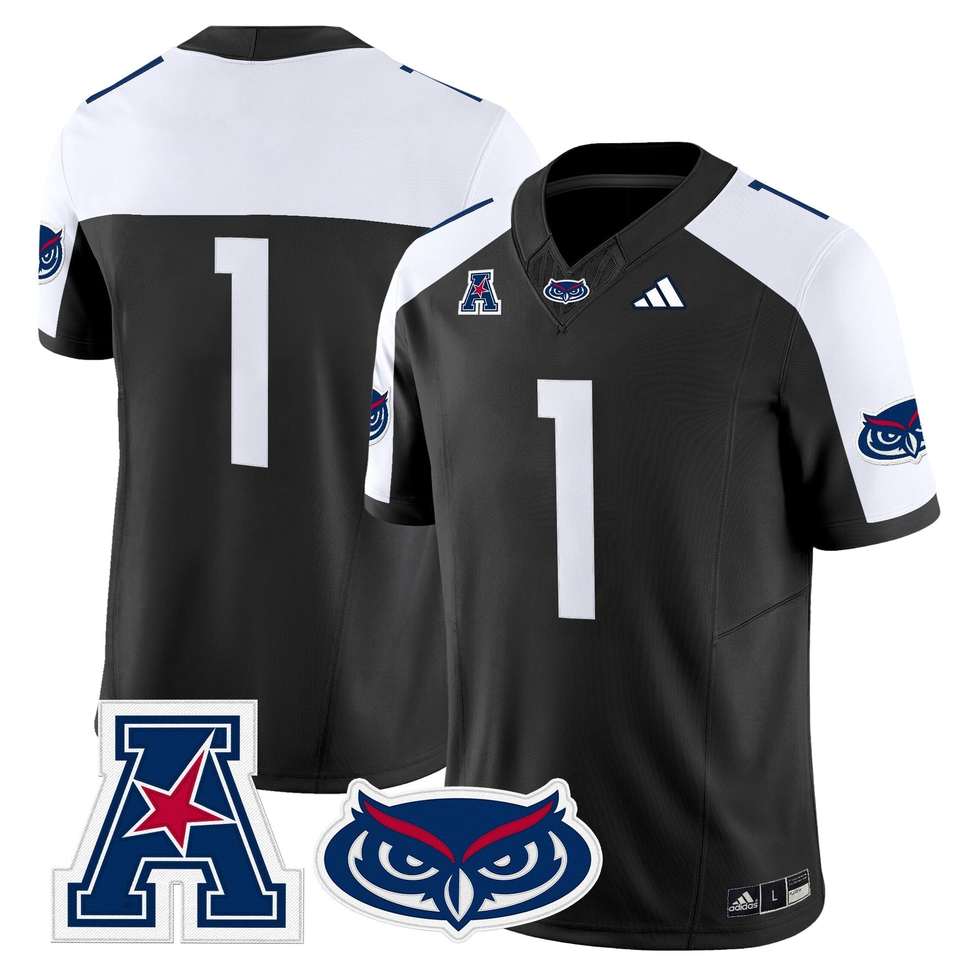 Florida Atlantic Owls 2025 Vapor Limited Jersey - All Stitched