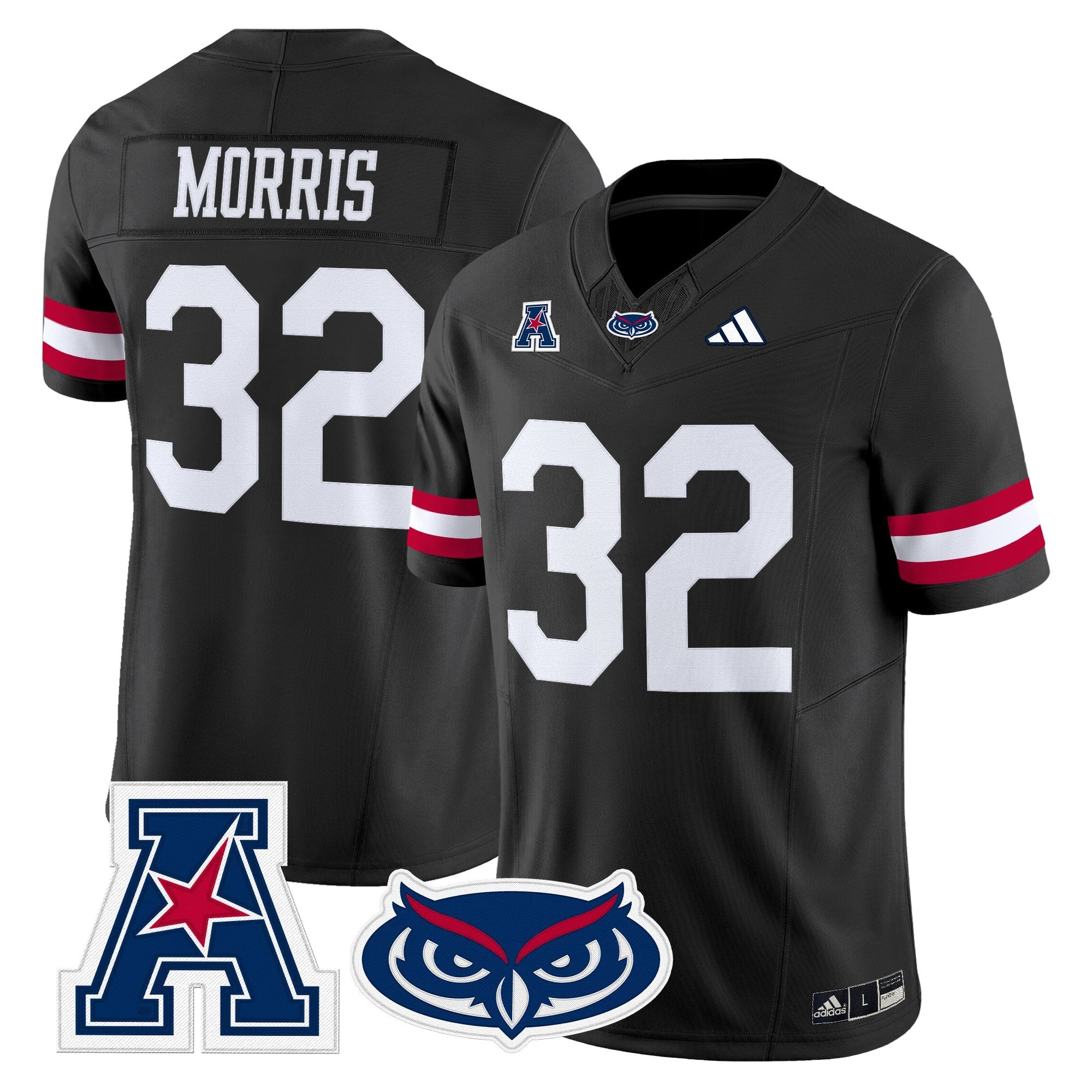 Florida Atlantic Owls 2025 Vapor Limited Jersey - All Stitched