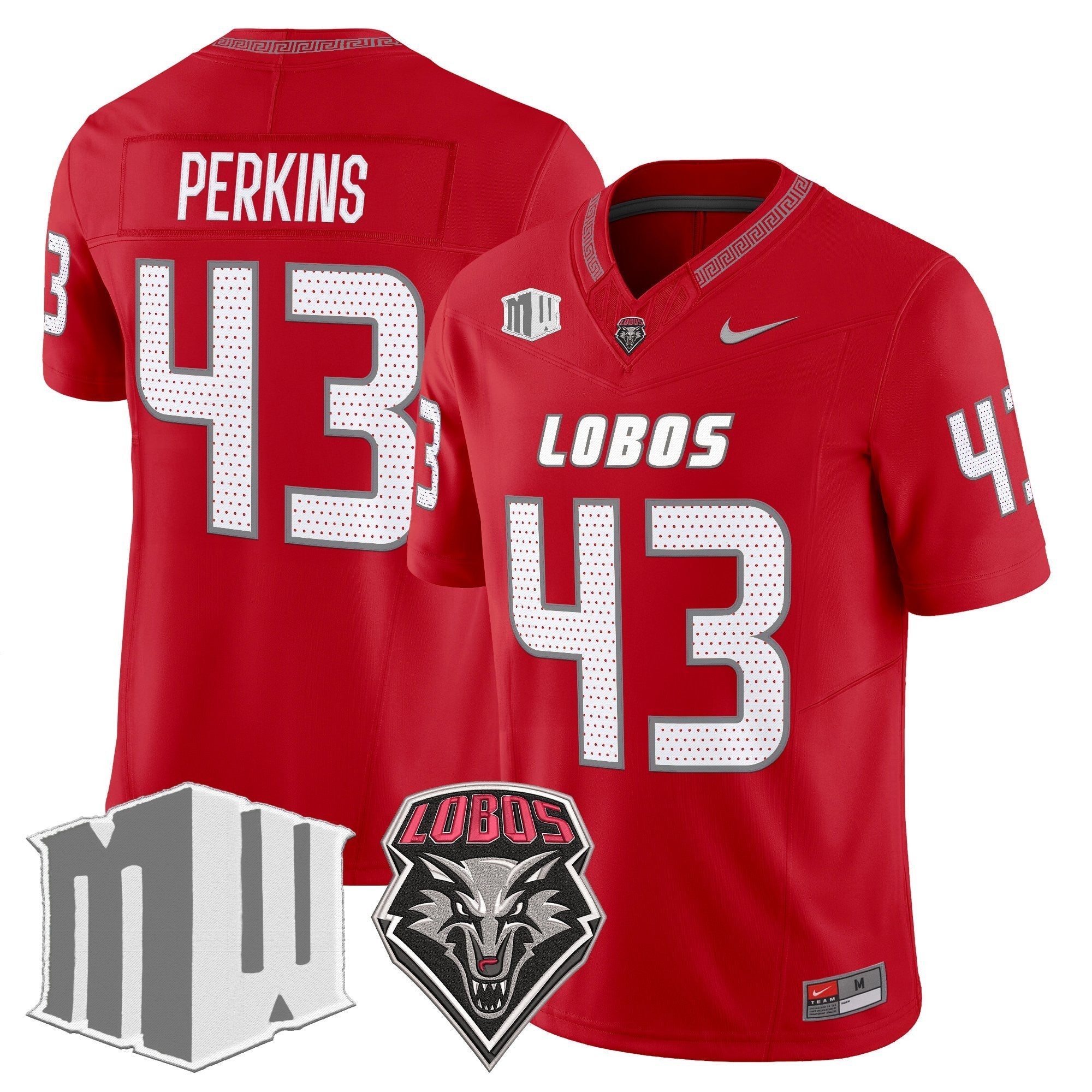 New Mexico Lobos 2025 Vapor Limited Jersey - All Stitched