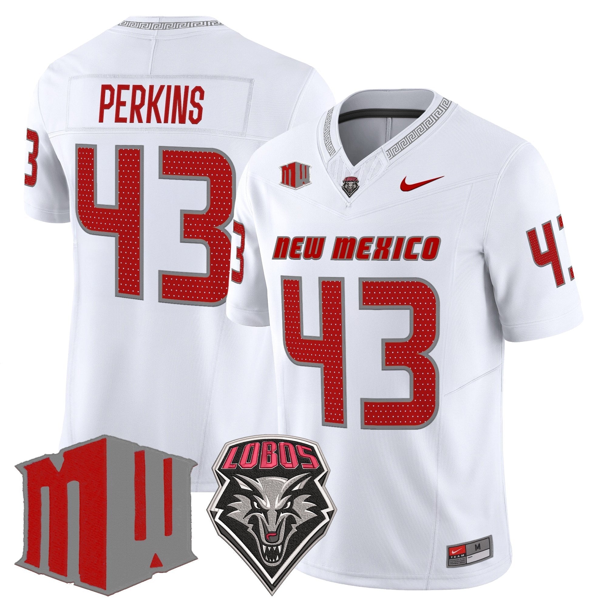 New Mexico Lobos 2025 Vapor Limited Jersey - All Stitched