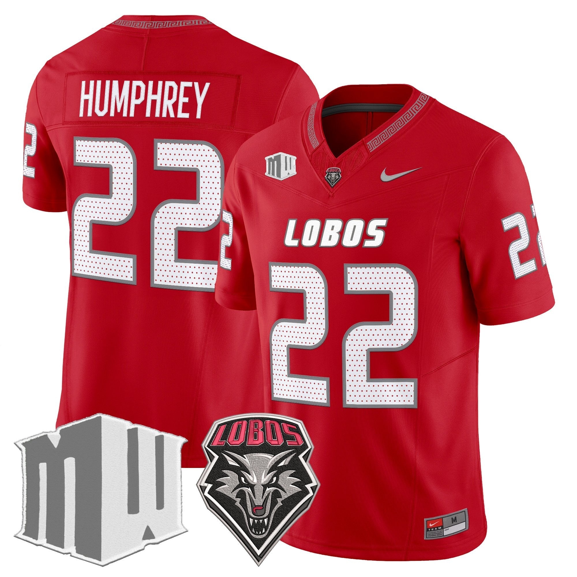 New Mexico Lobos 2025 Vapor Limited Jersey - All Stitched