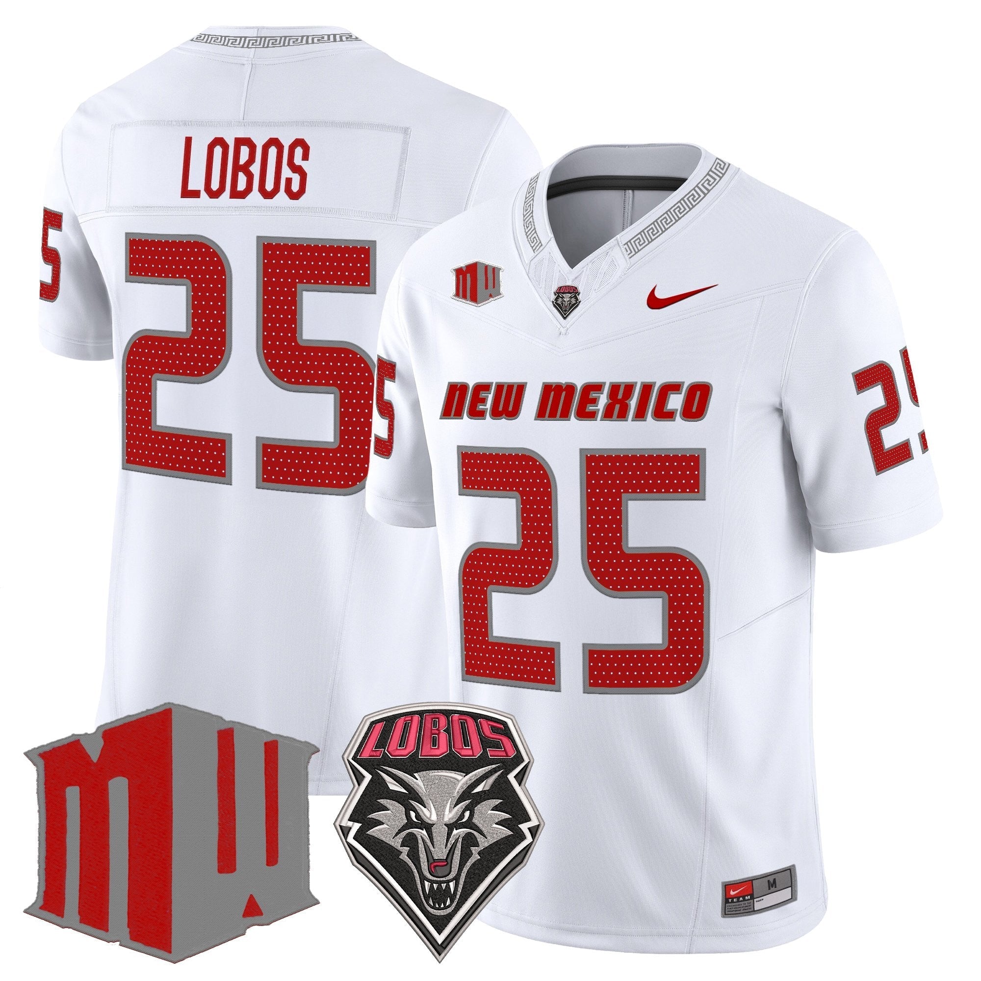 New Mexico Lobos 2025 Vapor Limited Jersey - All Stitched