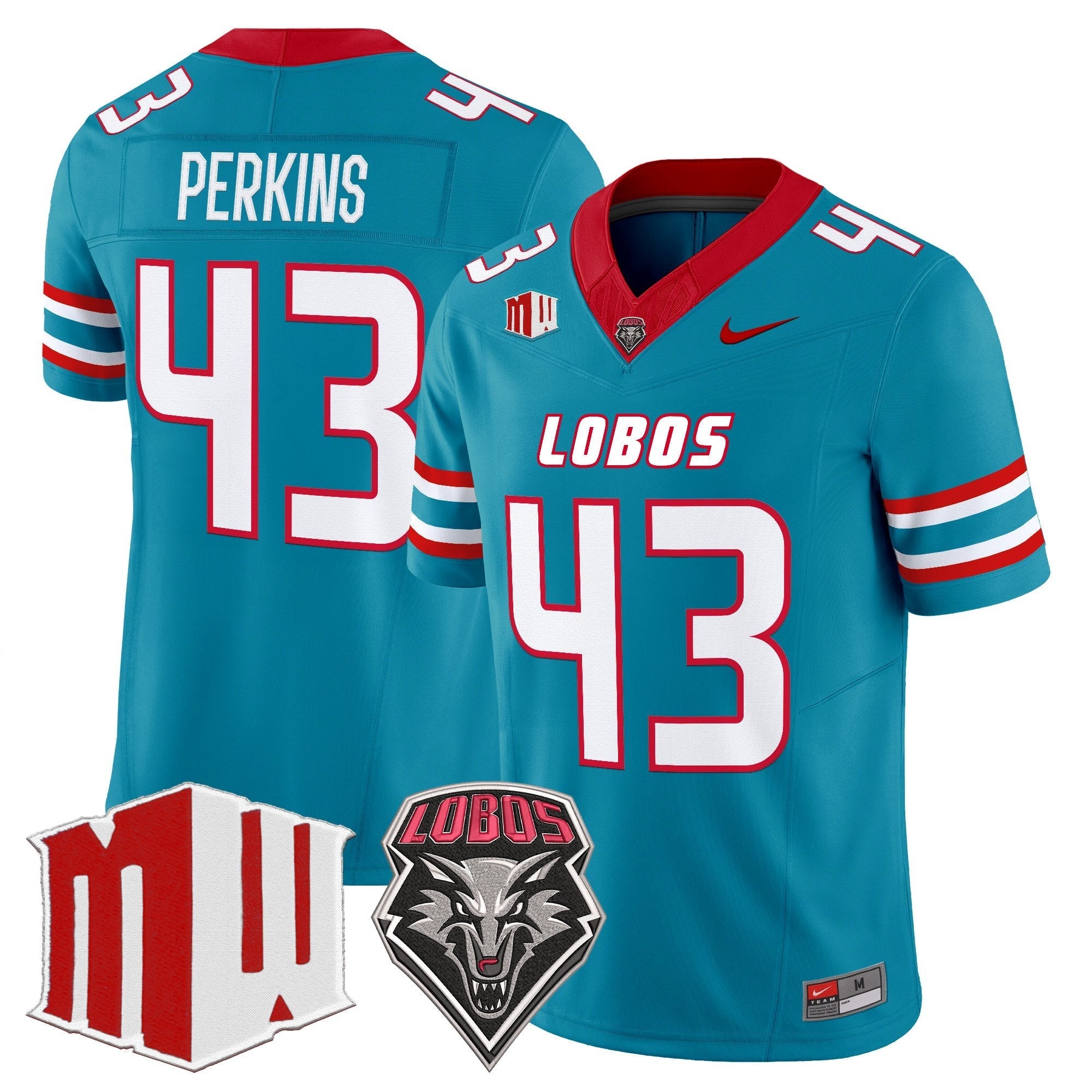 New Mexico Lobos 2025 Vapor Limited Jersey - All Stitched