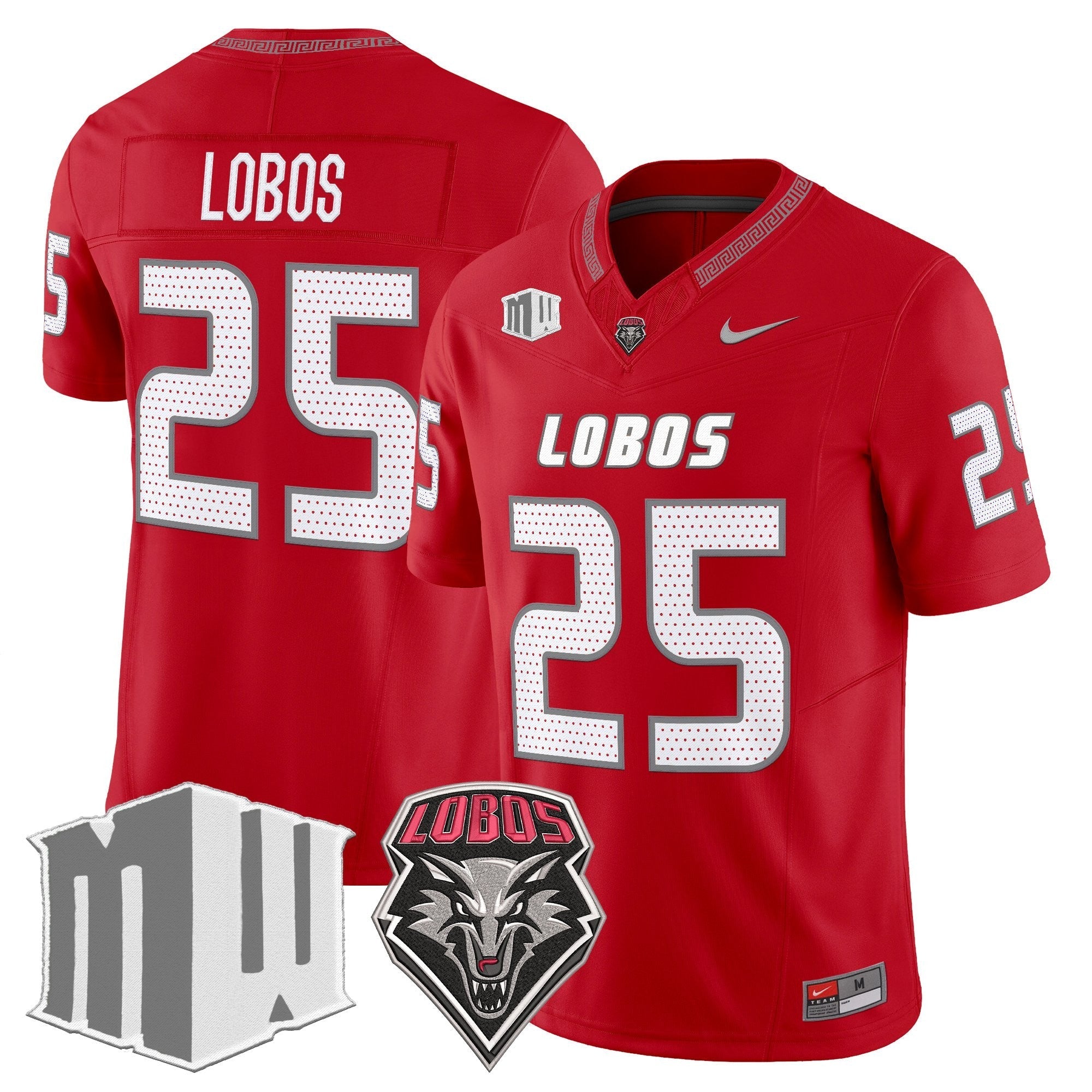 New Mexico Lobos 2025 Vapor Limited Jersey - All Stitched