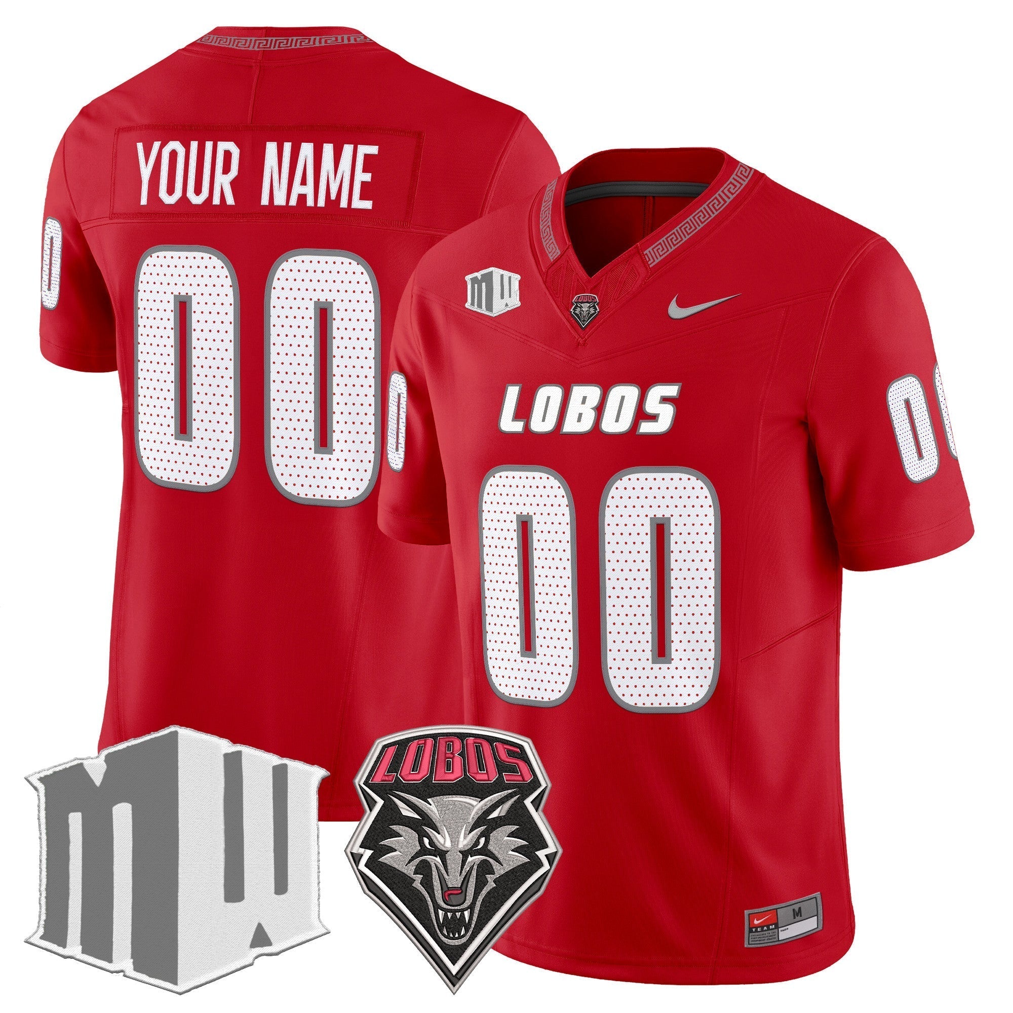 Custom New Mexico Lobos Jersey Name, Number 2025 Limited Stitched All Colors
