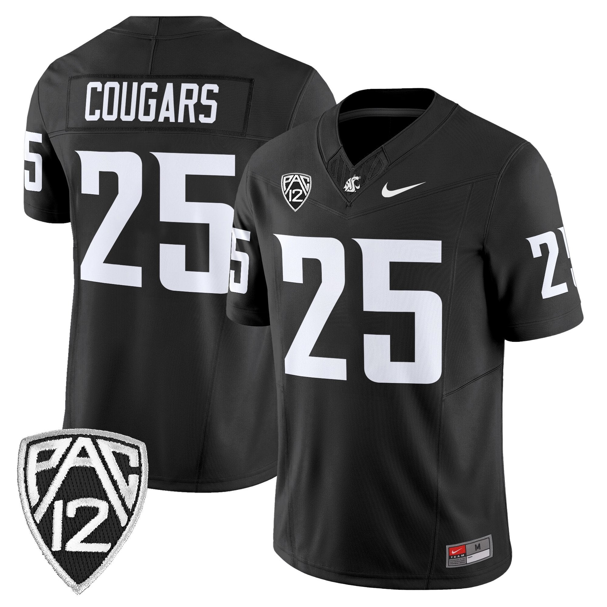 Washington State Cougars 2025 Vapor Limited Jersey - All Stitched