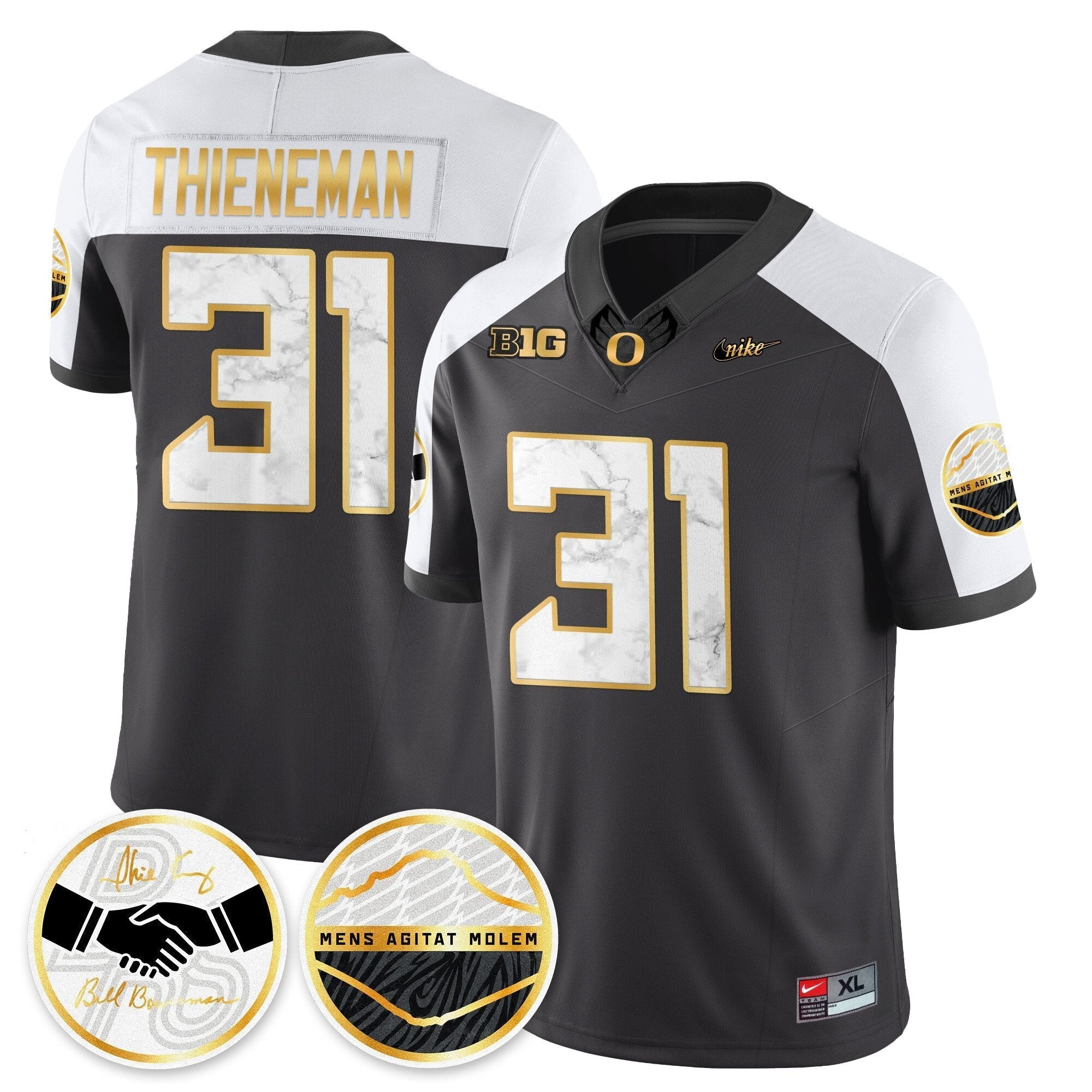 Oregon Ducks 2025 "Shoe Duck" Jersey V1 - All Stitched