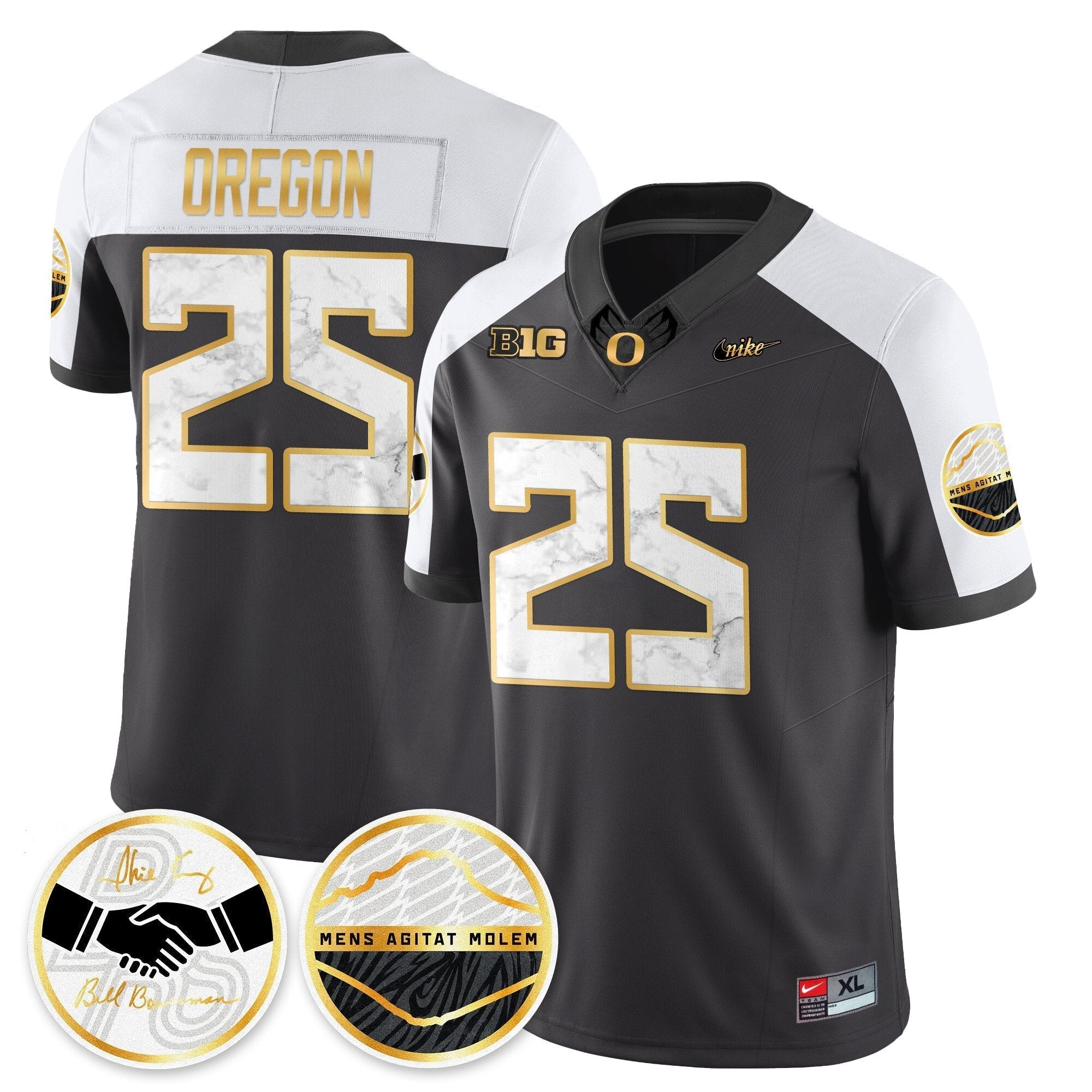 Oregon Ducks 2025 "Shoe Duck" Jersey V1 - All Stitched