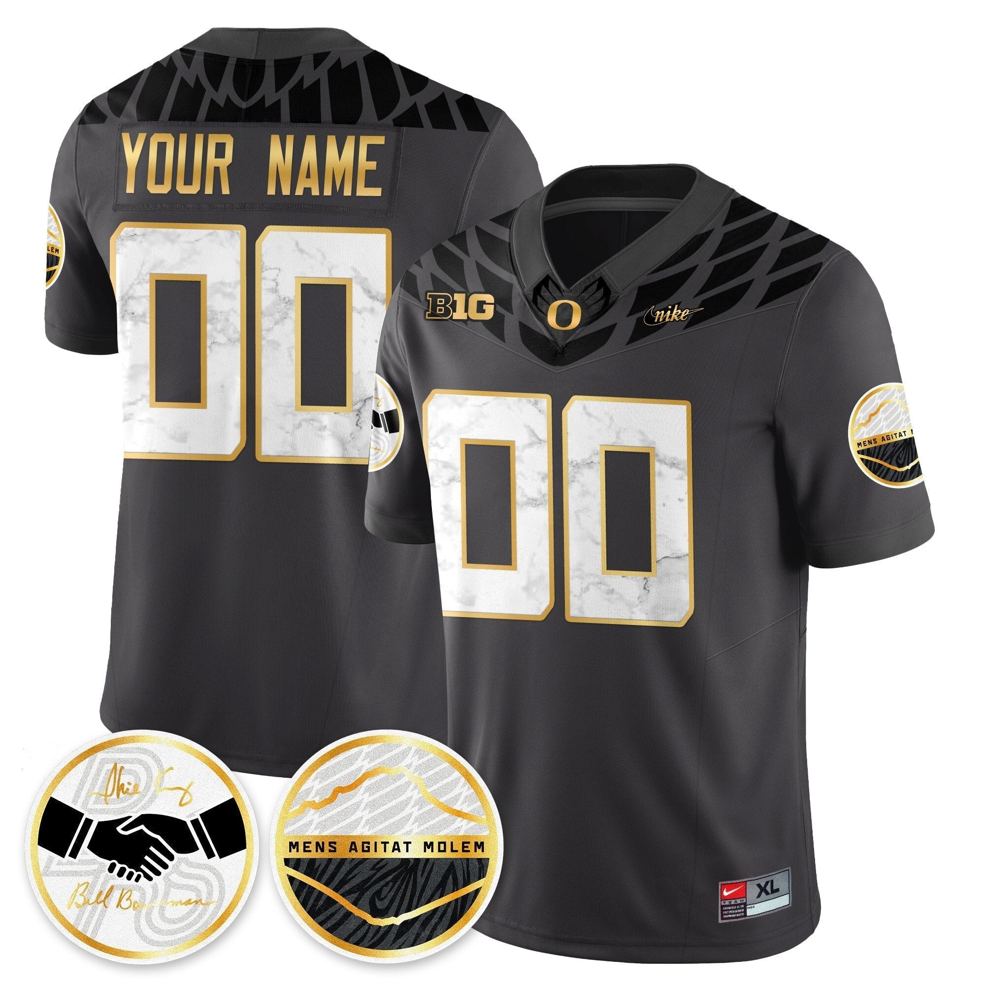 Oregon Ducks 2025 "Shoe Duck" Jersey V1 - All Stitched
