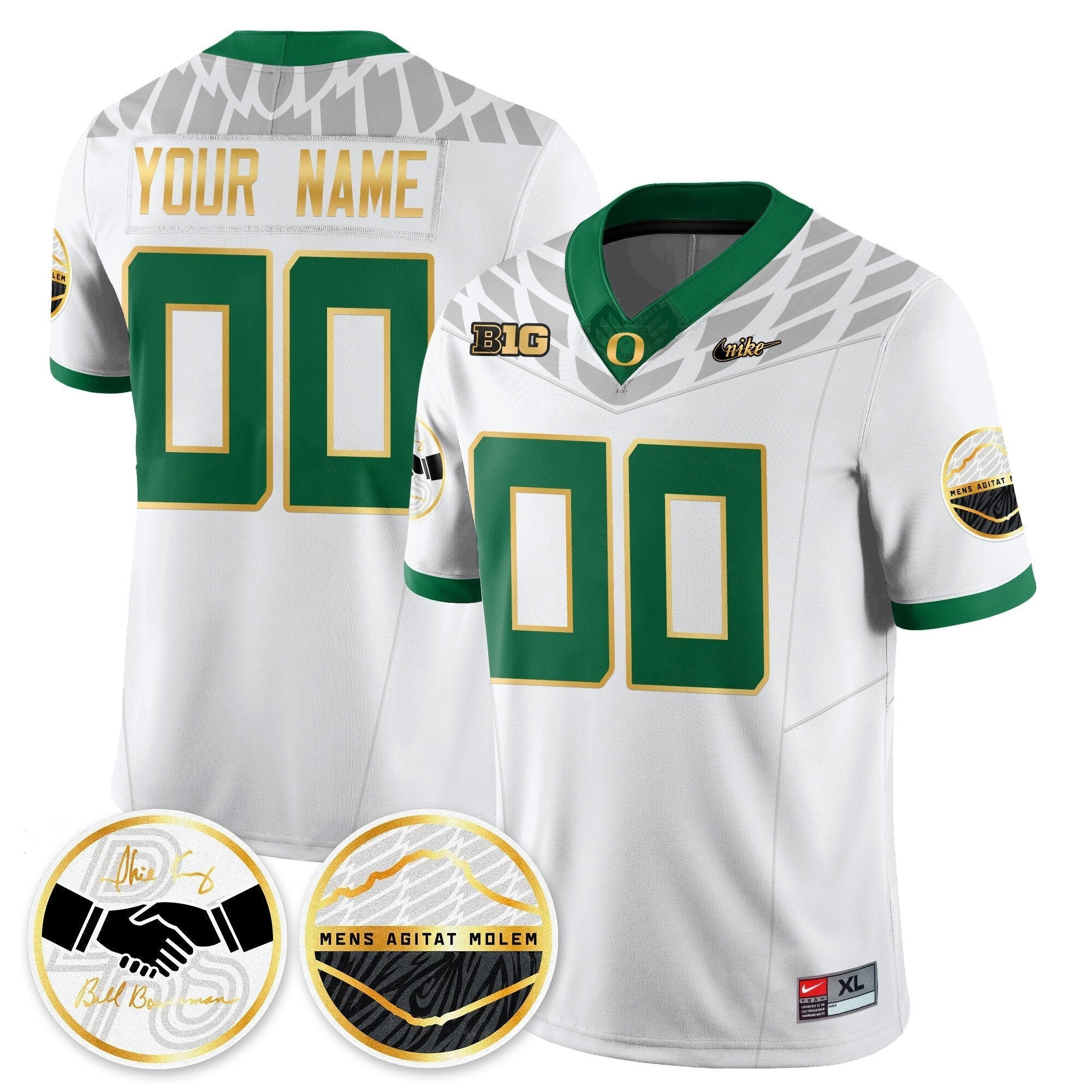 Oregon Ducks 2025 "Shoe Duck" Jersey V1 - All Stitched