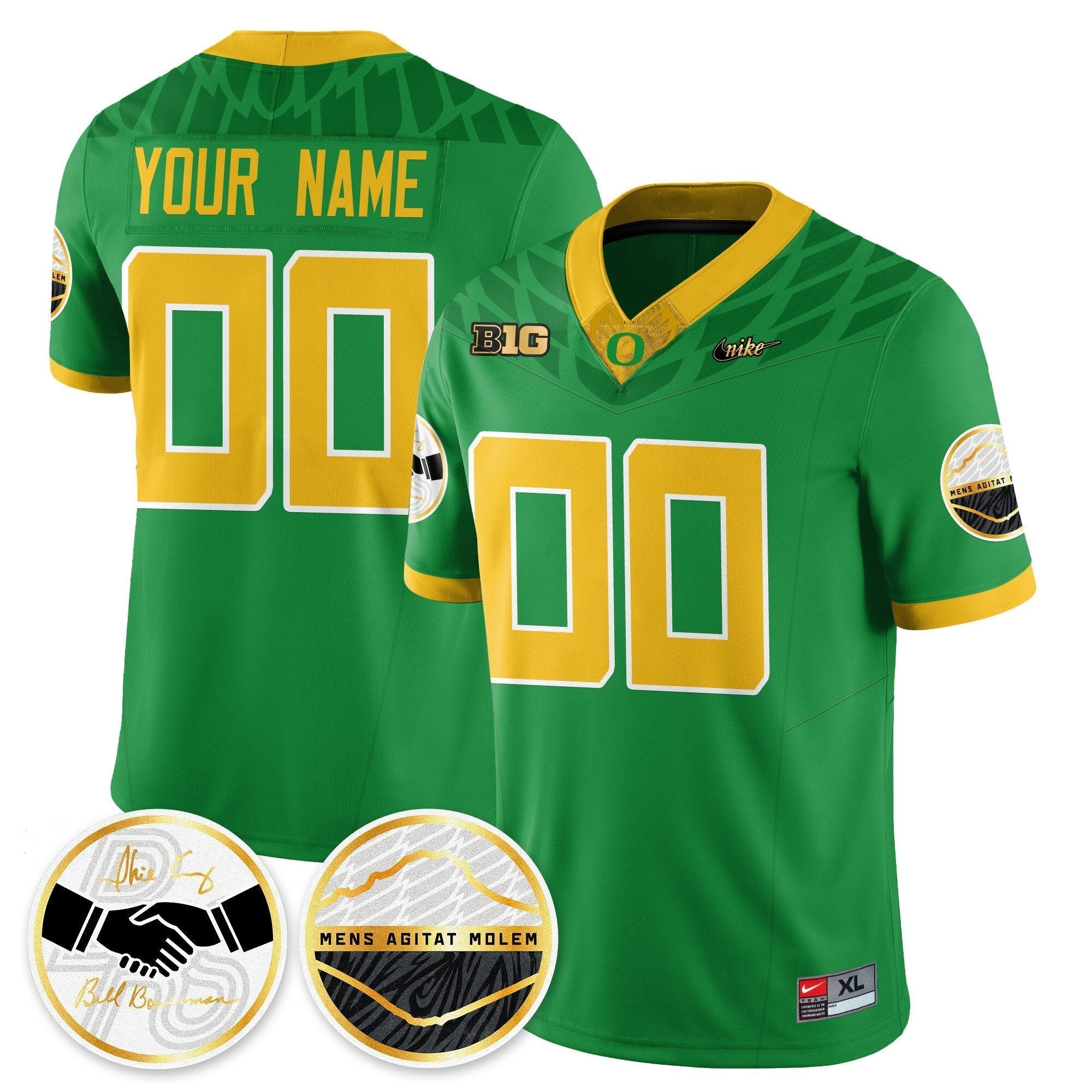 Oregon Ducks 2025 "Shoe Duck" Jersey V1 - All Stitched