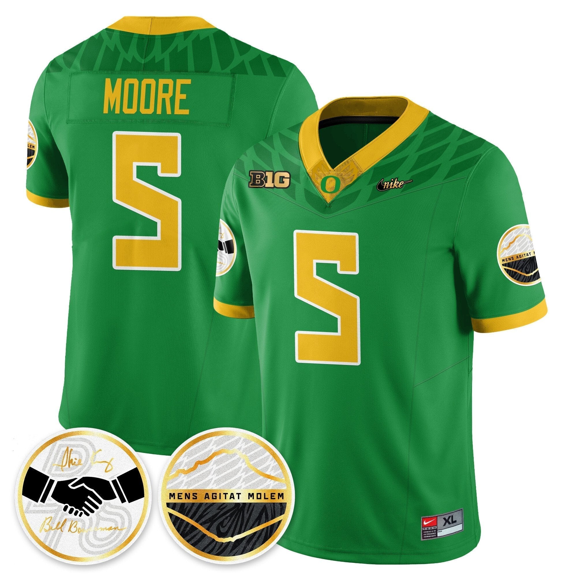 Oregon Ducks 2025 "Shoe Duck" Jersey V1 - All Stitched