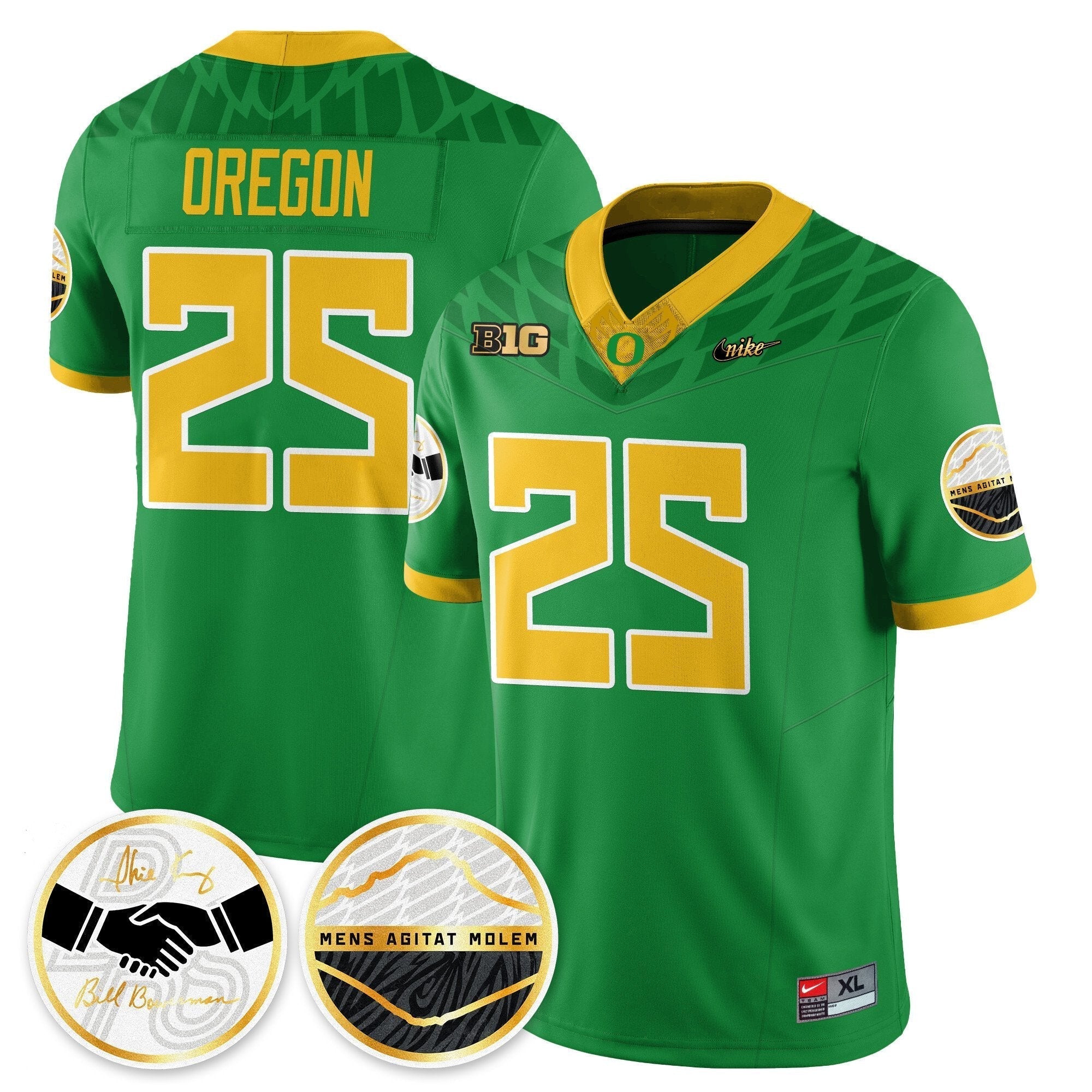 Oregon Ducks 2025 "Shoe Duck" Jersey V1 - All Stitched