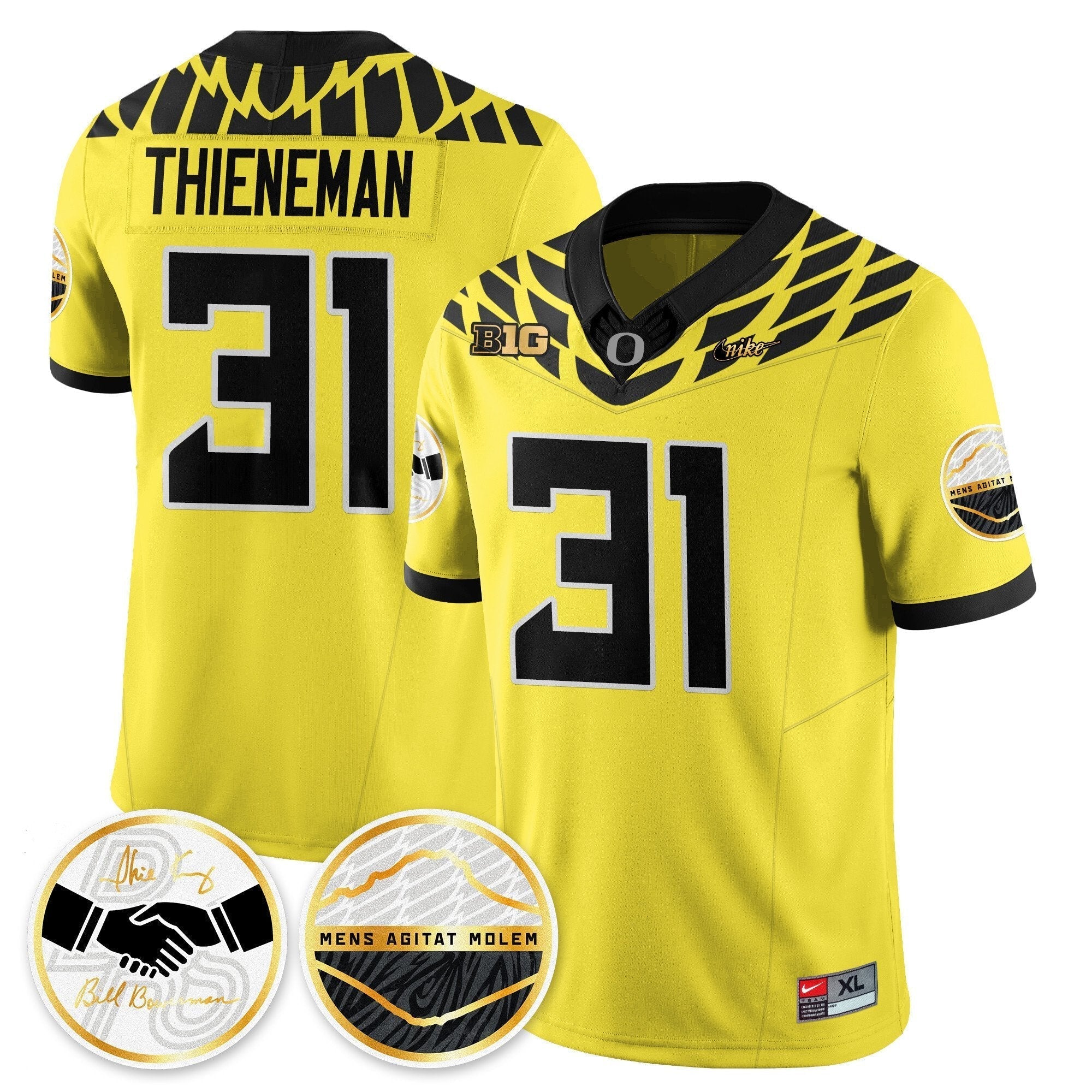 Oregon Ducks 2025 "Shoe Duck" Jersey V1 - All Stitched