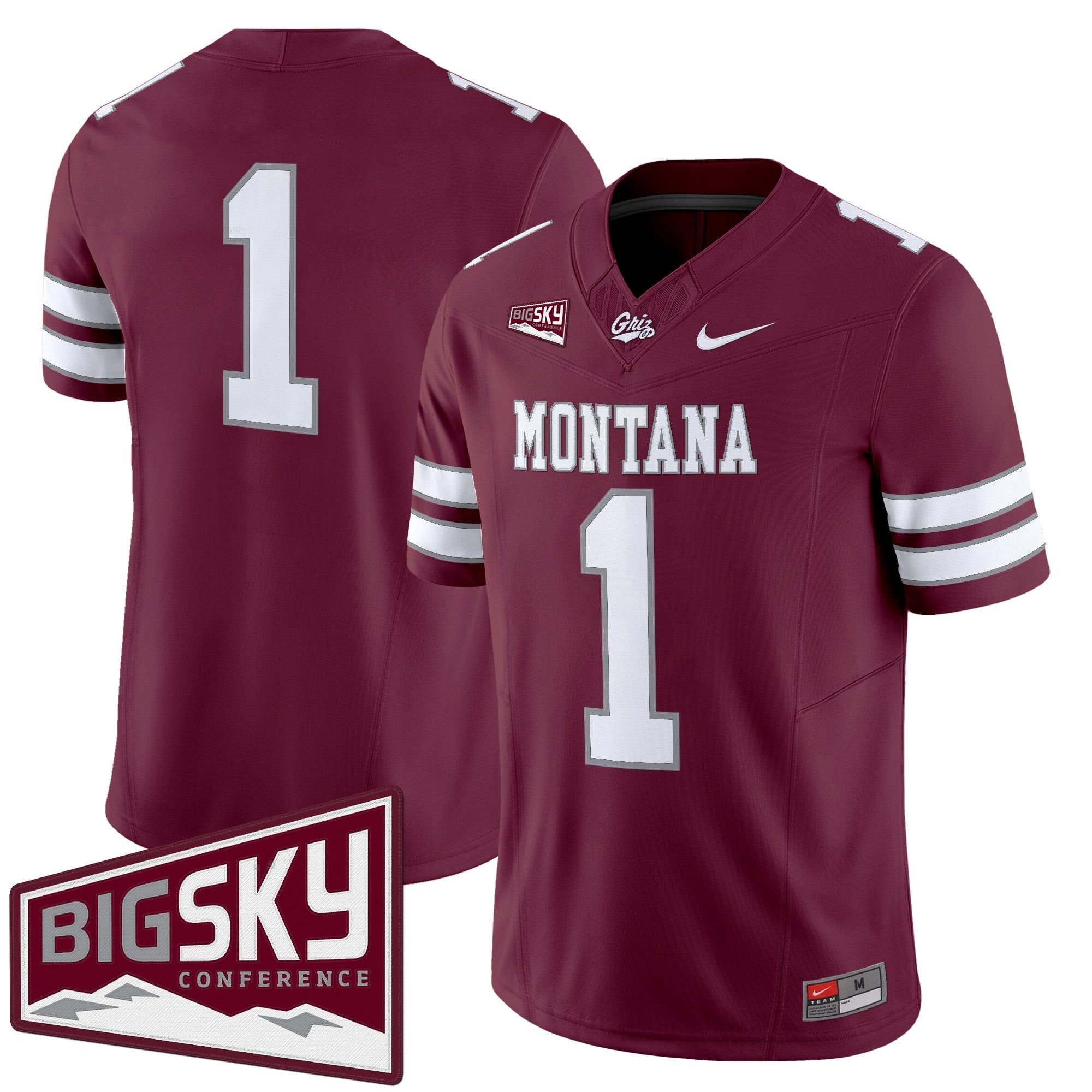 Montana Grizzlies 2025 Vapor Limited Jersey - All Stitched