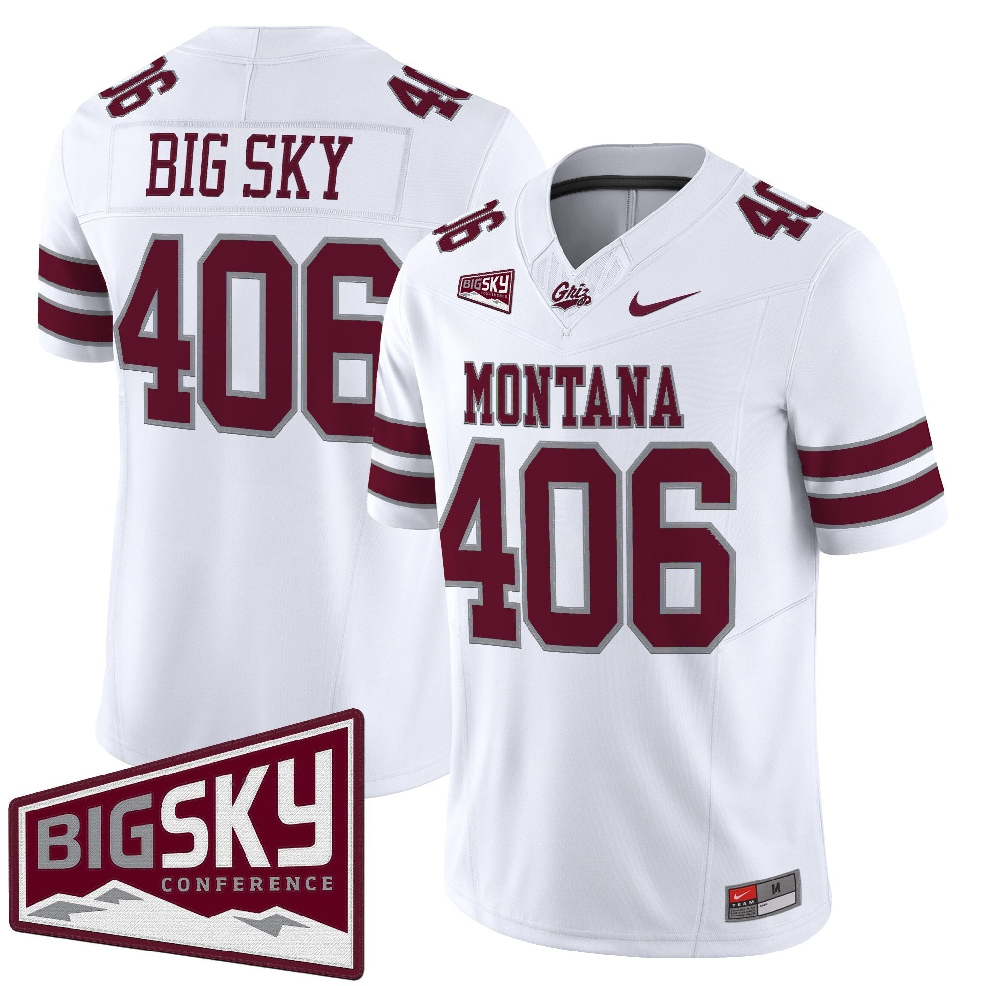 Montana Grizzlies 2025 Vapor Limited Jersey - All Stitched