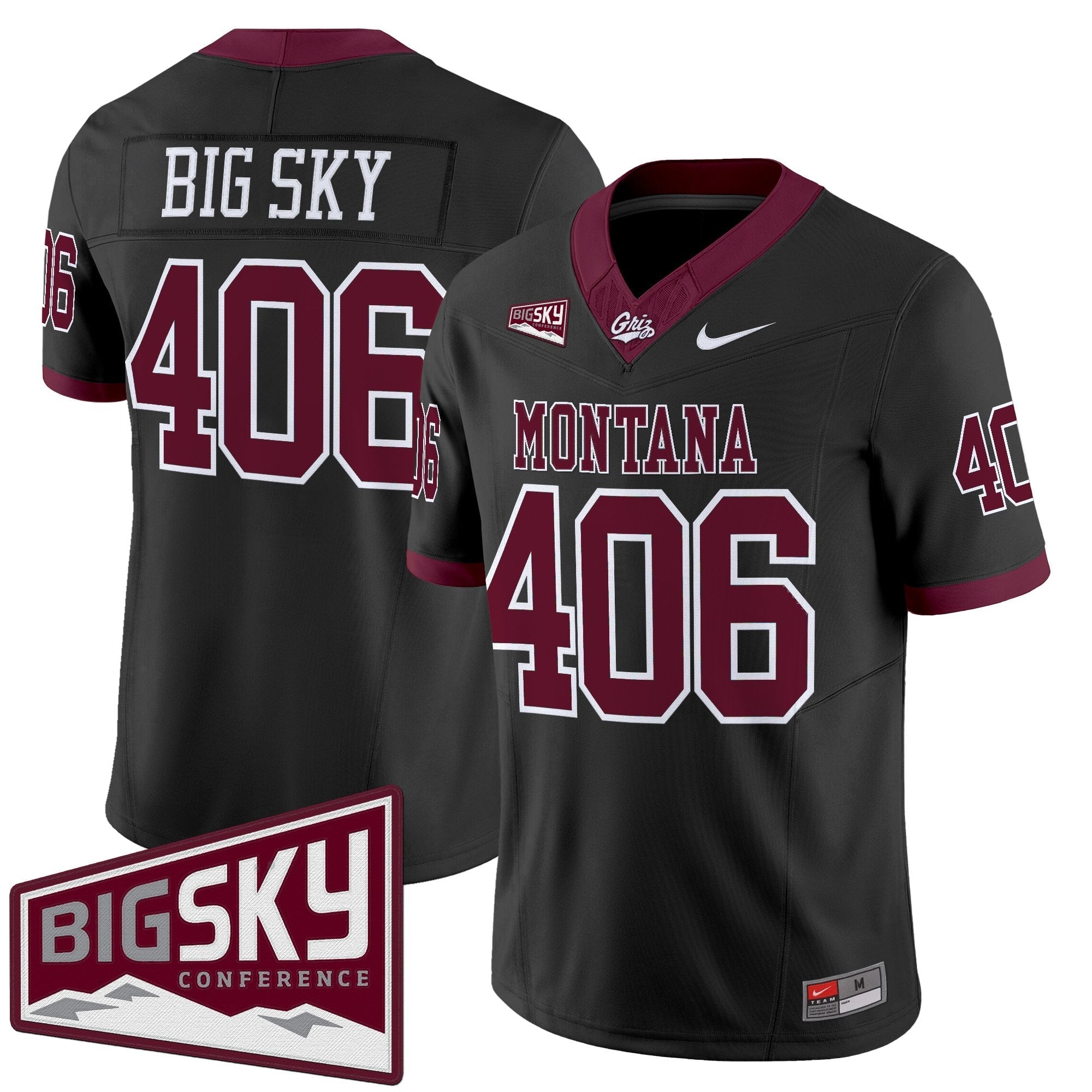 Montana Grizzlies 2025 Vapor Limited Jersey - All Stitched