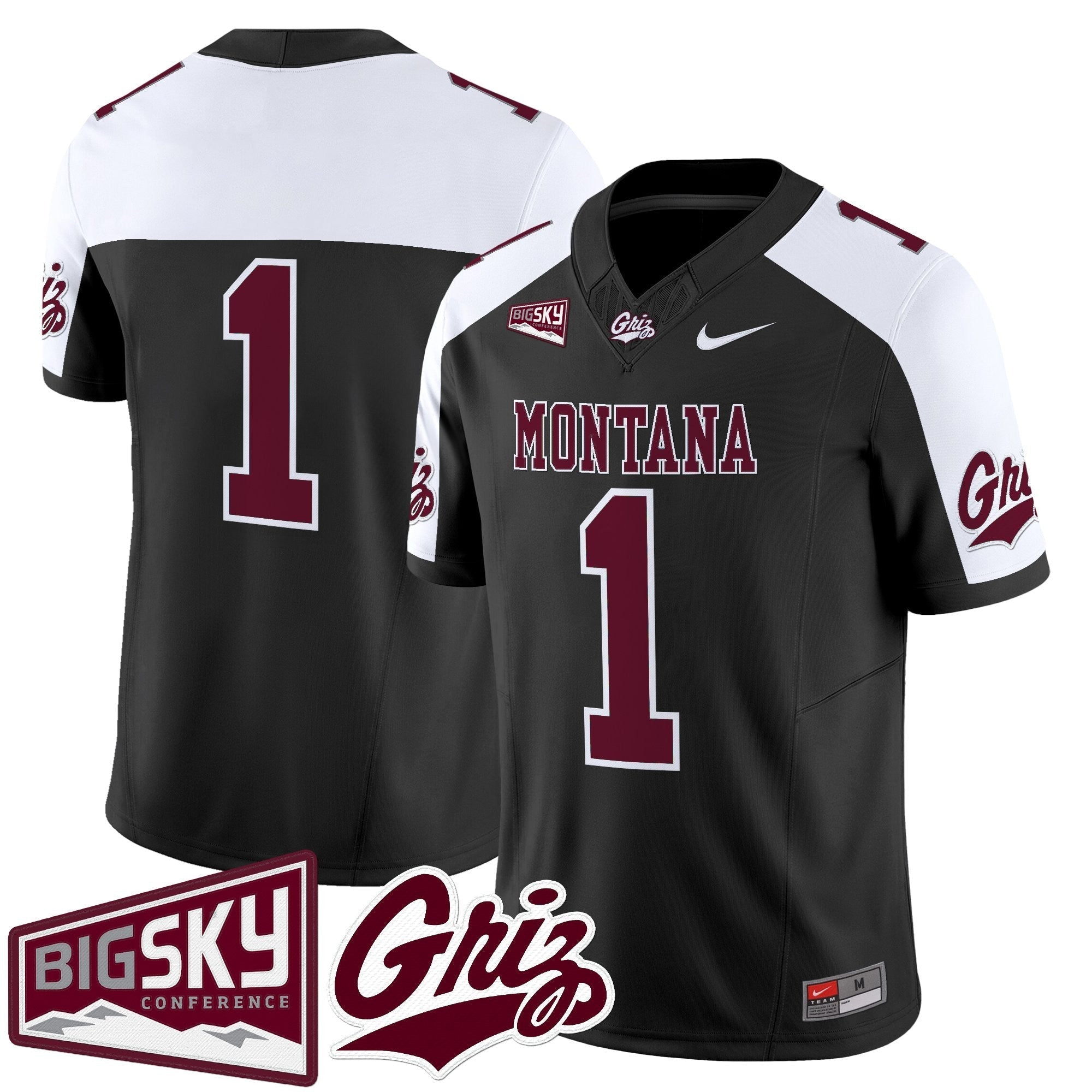 Montana Grizzlies 2025 Vapor Limited Jersey - All Stitched