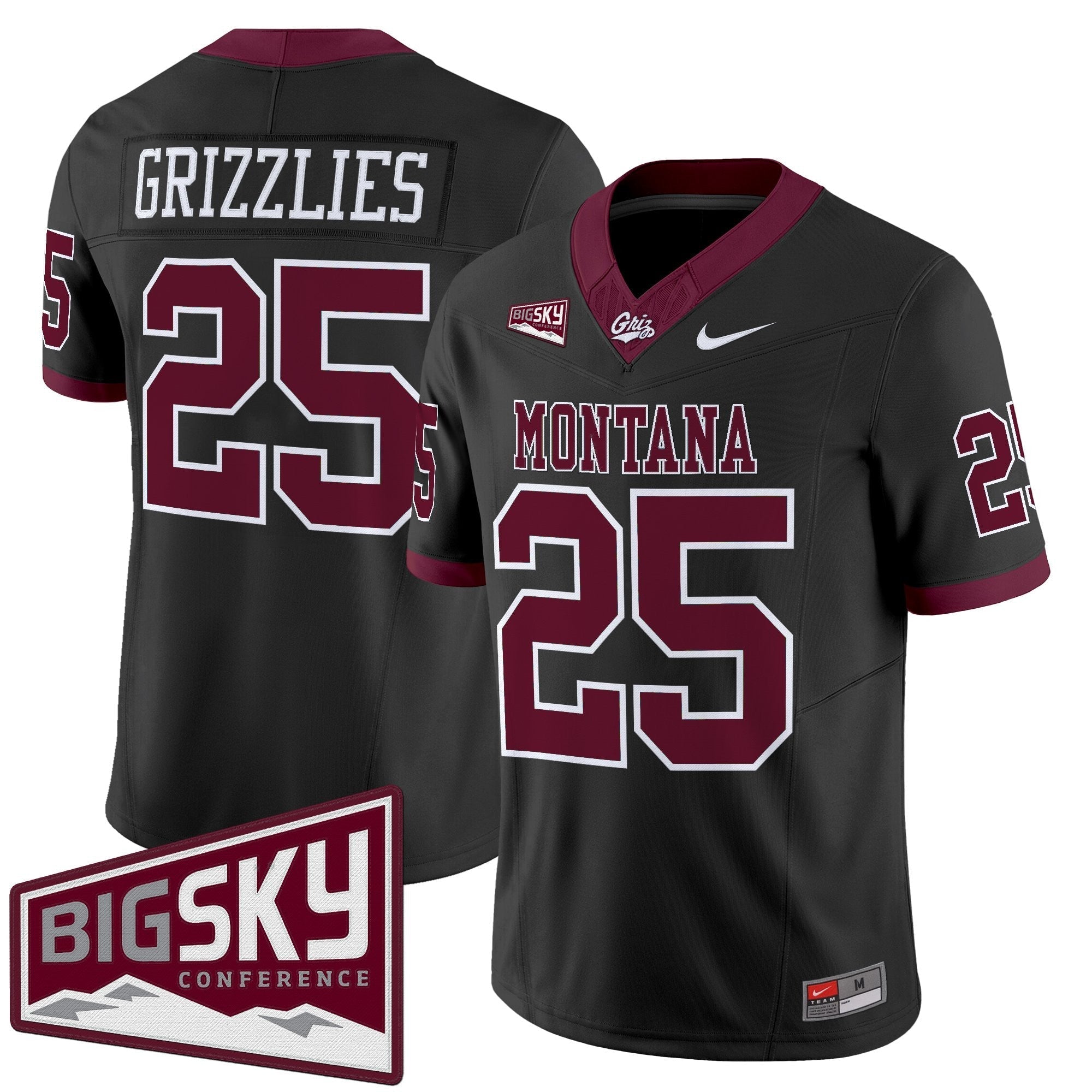 Montana Grizzlies 2025 Vapor Limited Jersey - All Stitched